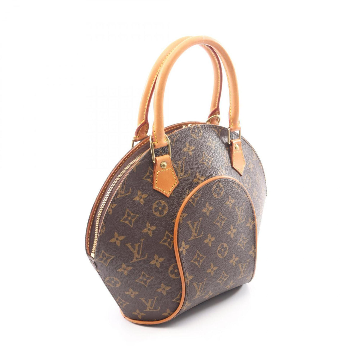Louis Vuitton Brown Coated Canvas Leather Handbag (Pre-Owned)