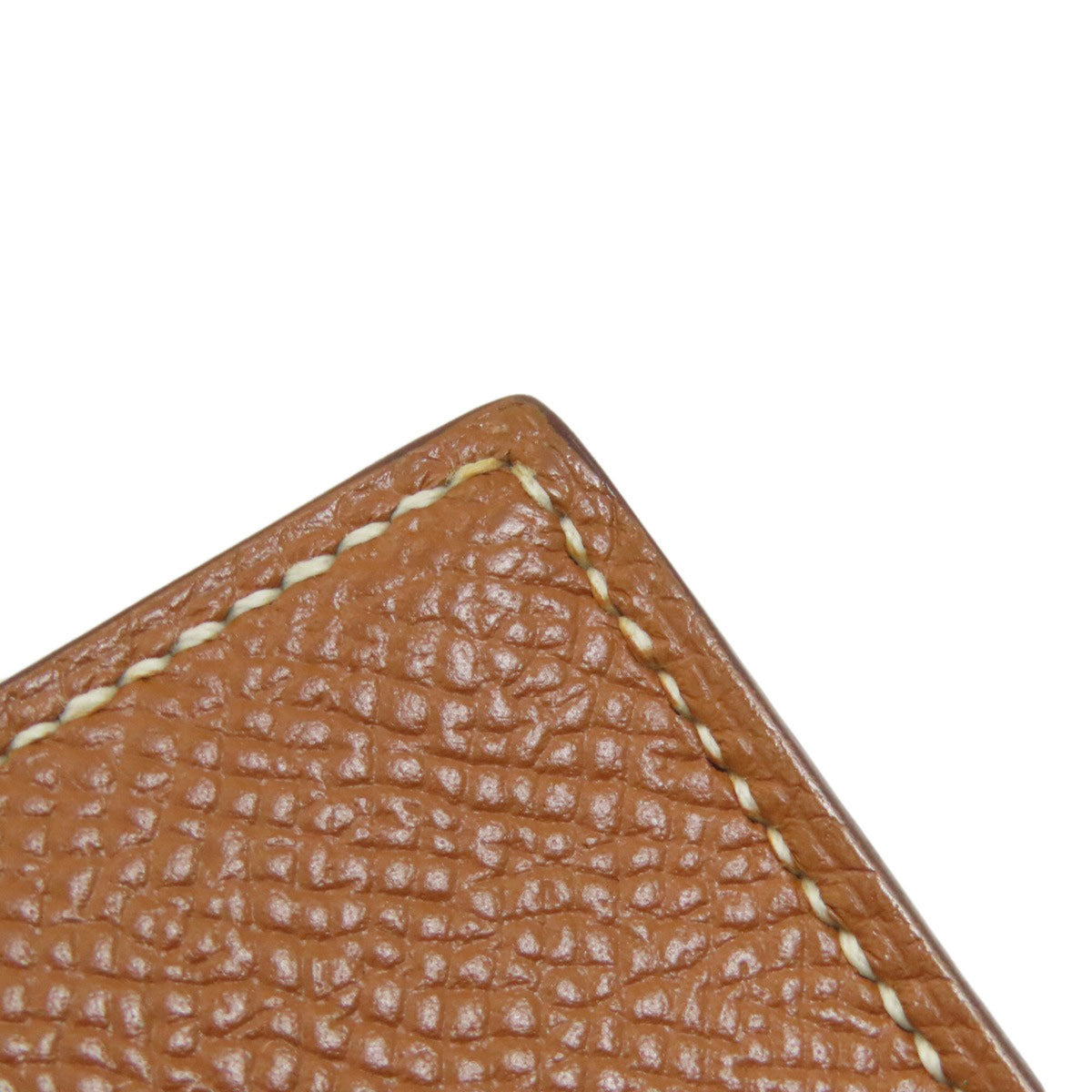 Hermes Gold Brown Epsom Leather Long Wallet (Bi-Fold) (Pre-Owned)
