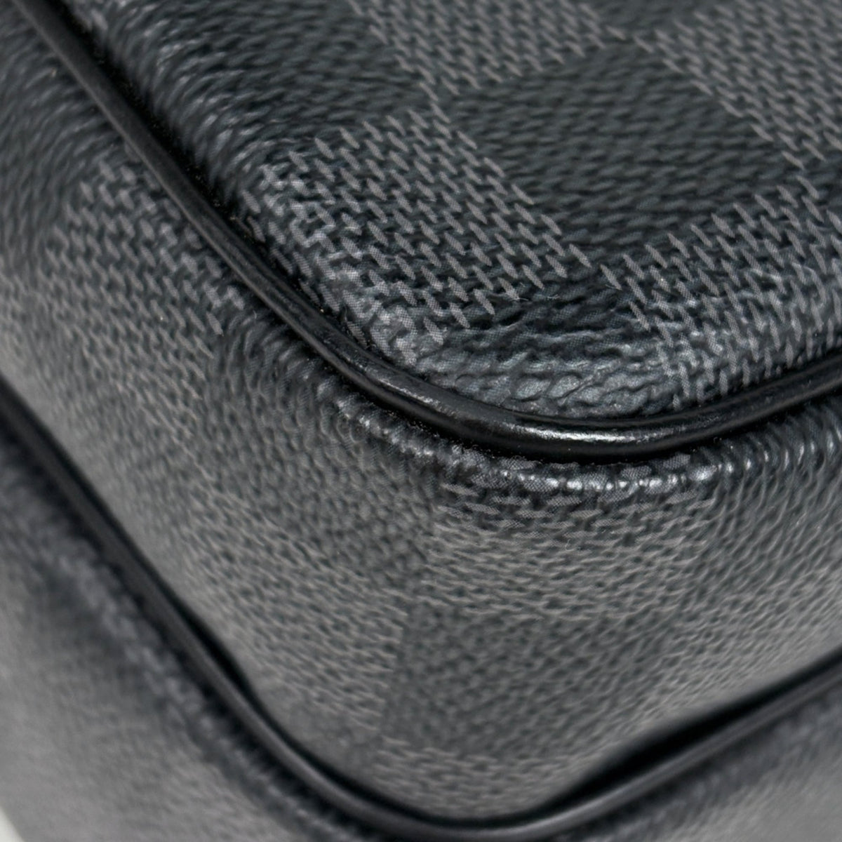 Louis Vuitton Black Noir Damier Graphite Shoulder Bag (Pre-Owned)