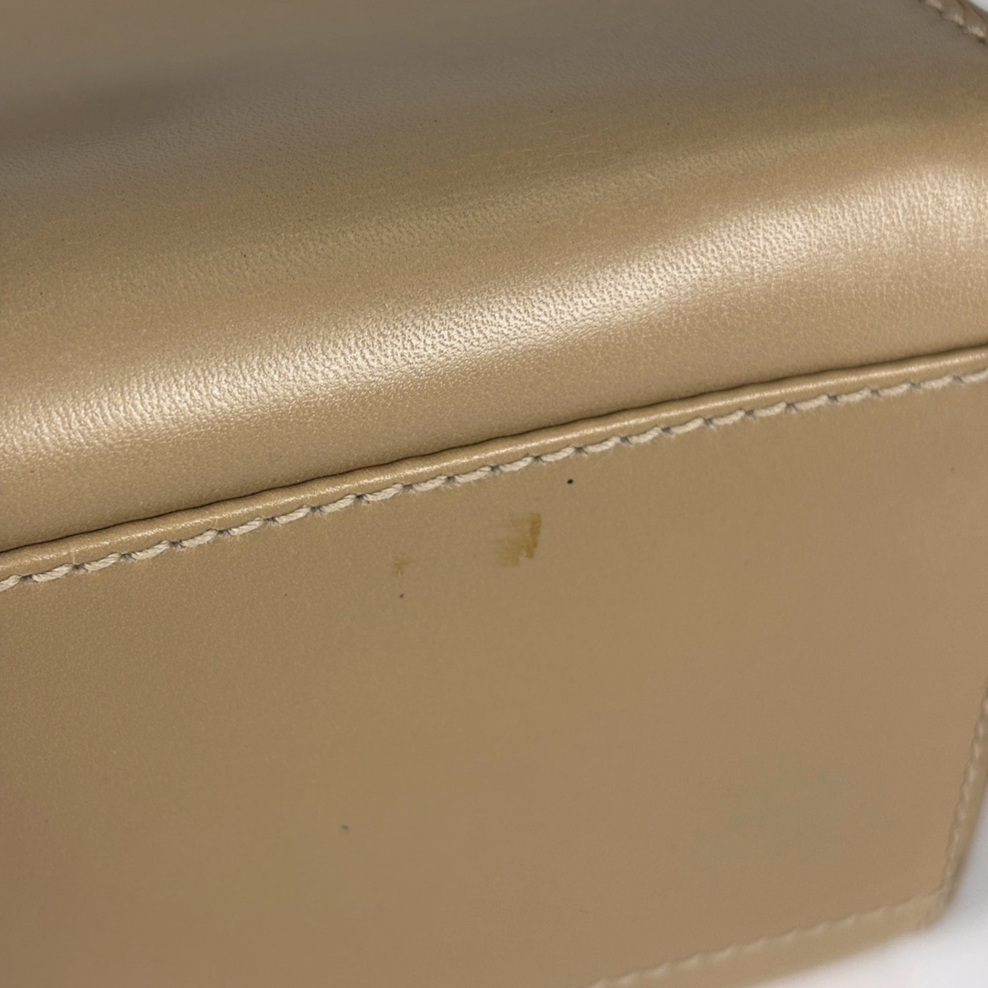 Gucci Beige Leather Handbag (Pre-Owned)