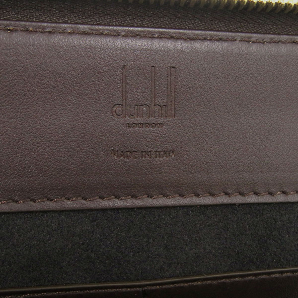 Dunhill Brown Leather Clutch Bag (Pre-Owned)