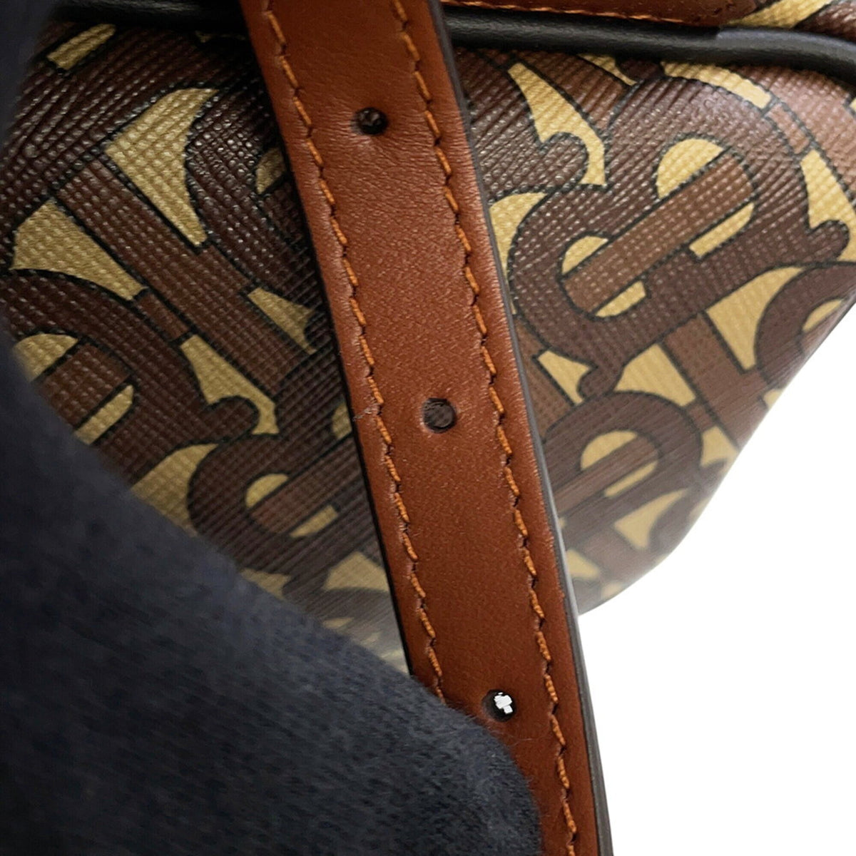 Burberry Brown Multi-Color Pvc Leather Backpack (Pre-Owned)