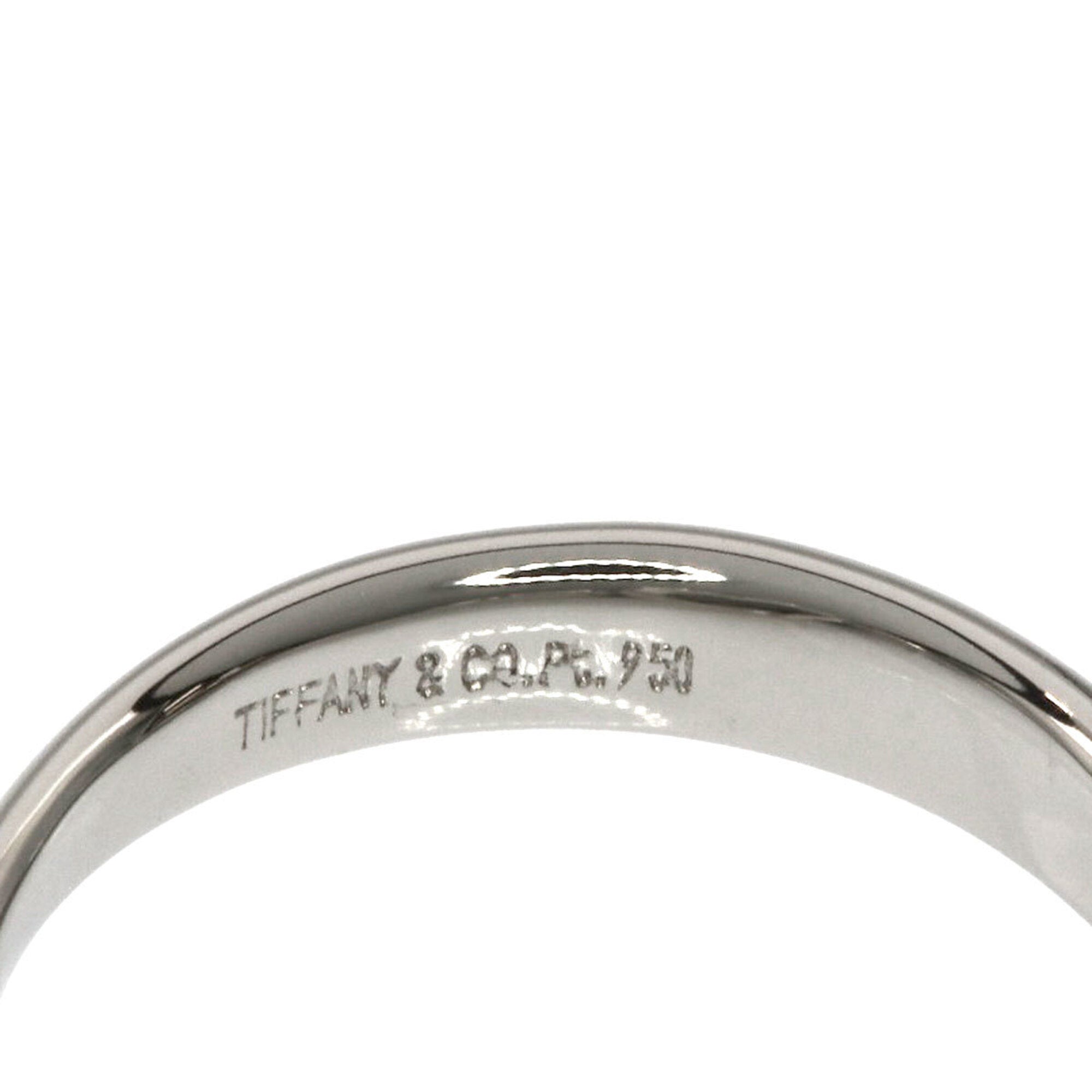 Tiffany Platinum Platinum 950 Band Ring (Pre-Owned)