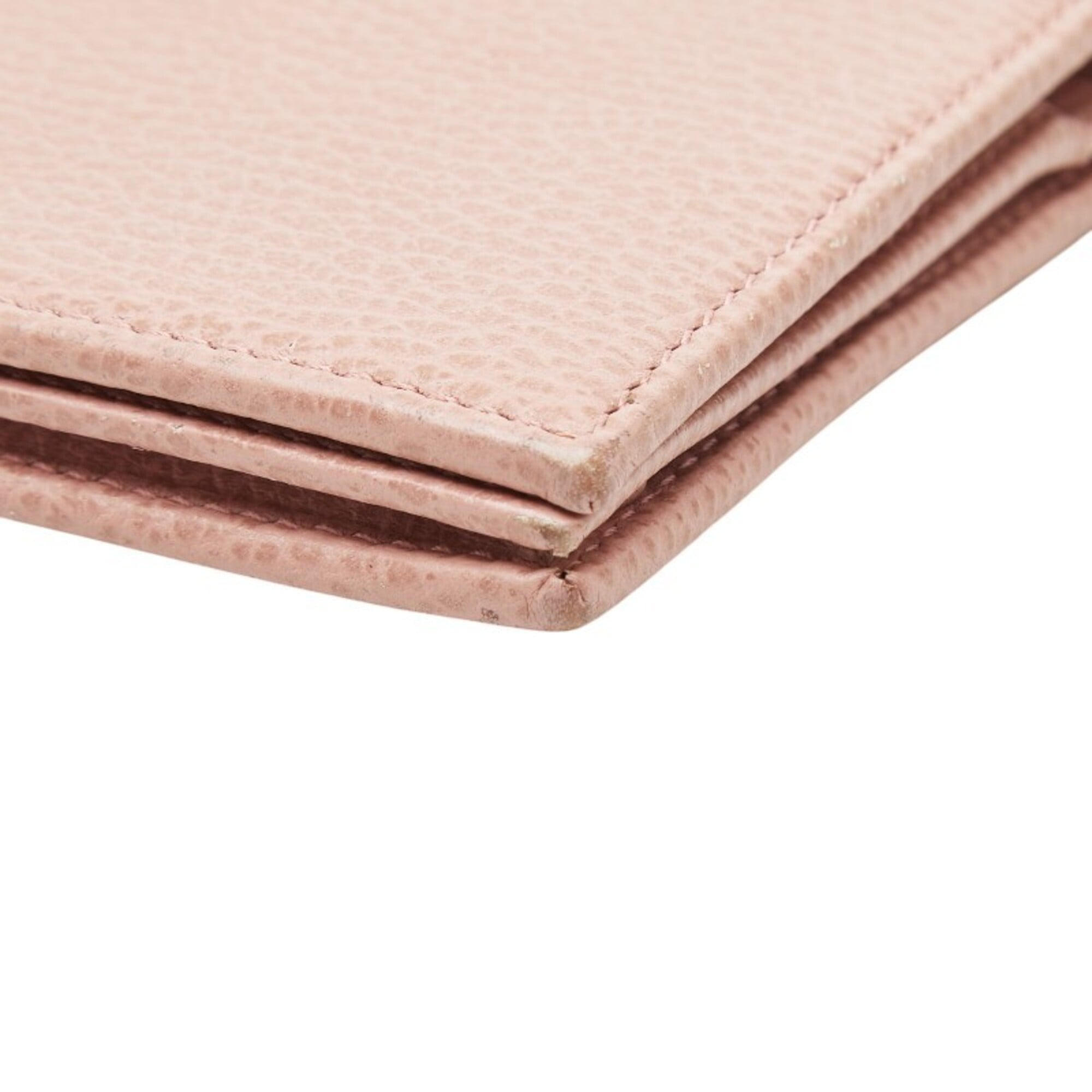 Gucci Pink Leather Chain/Shoulder Wallet (Pre-Owned)