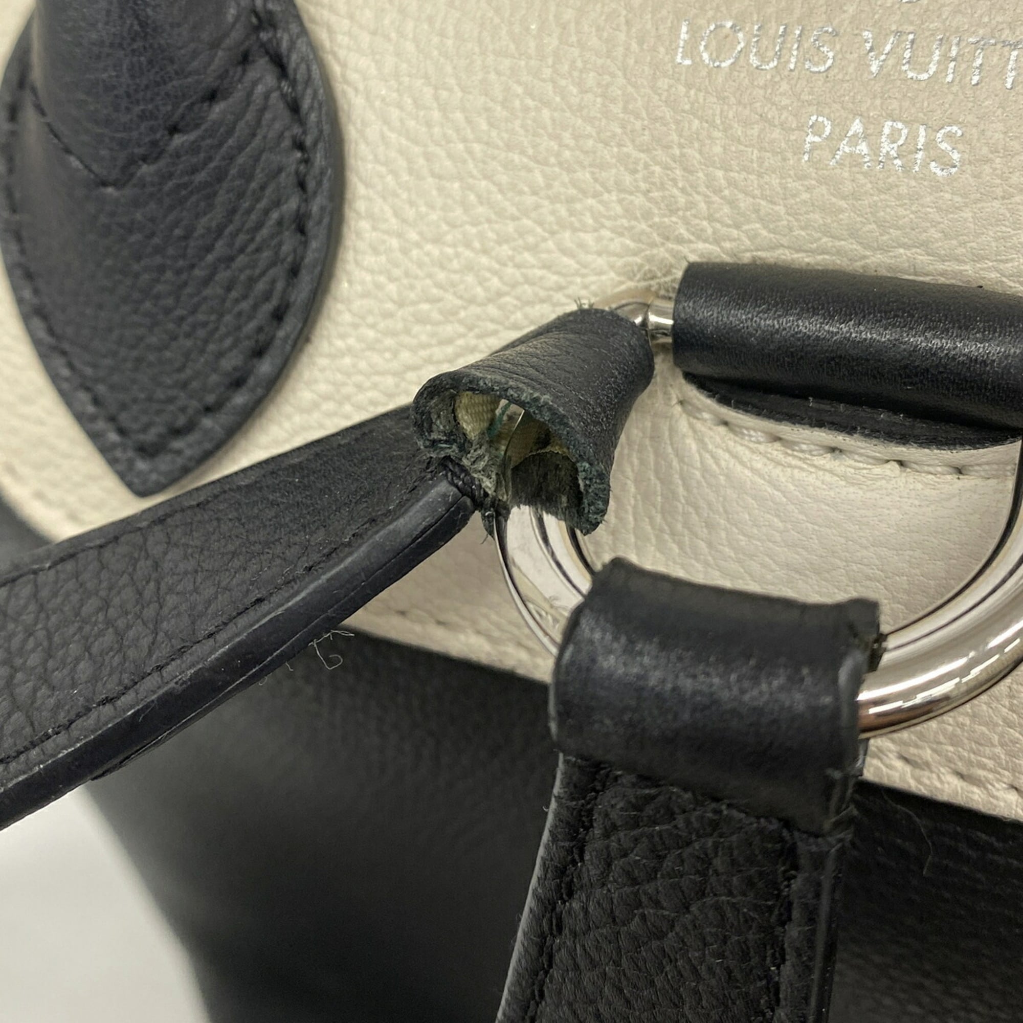 Louis Vuitton Black White Backpack (Pre-Owned)