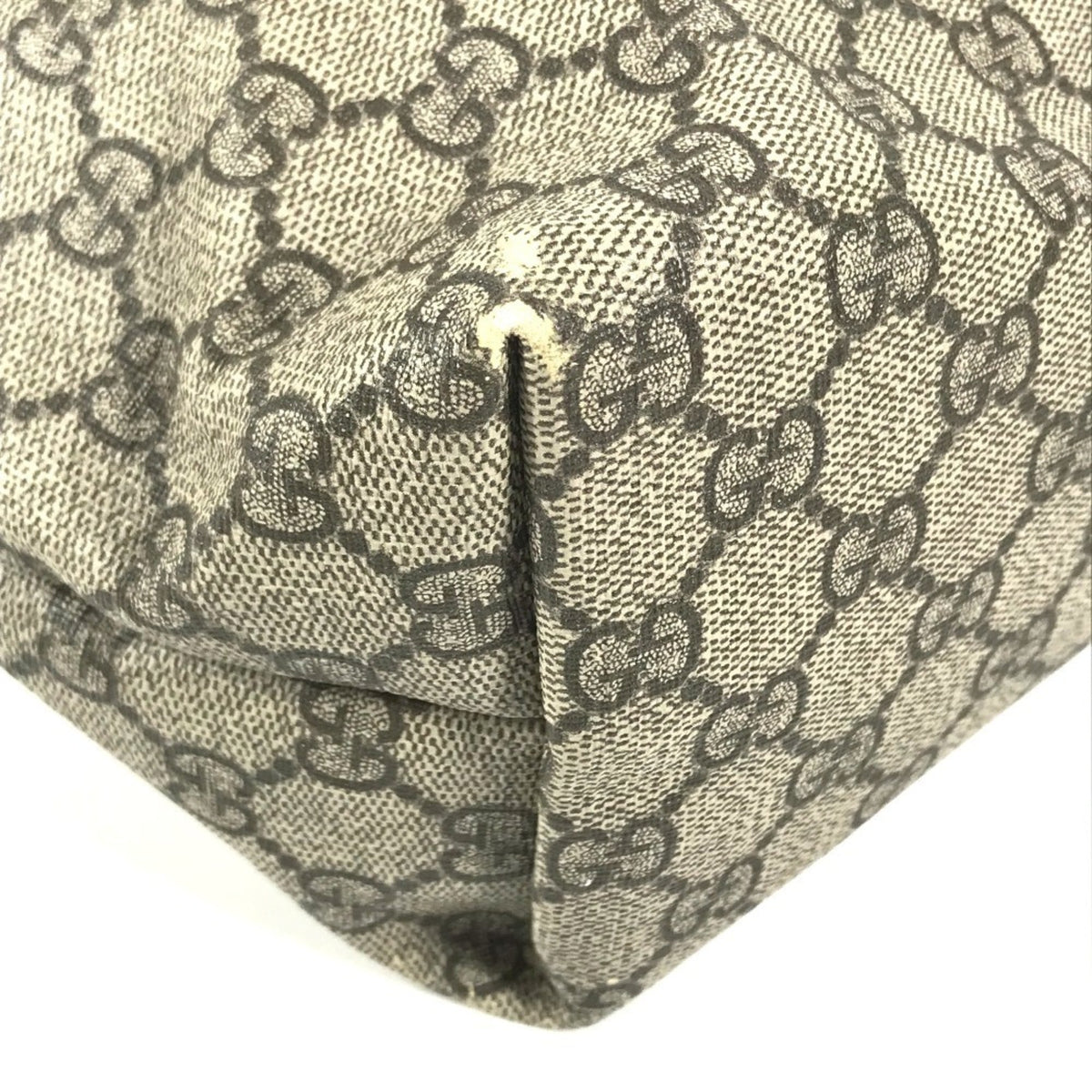 Gucci Beige Gg Supreme Canvas Shoulder Bag Tote Bag (Pre-Owned)