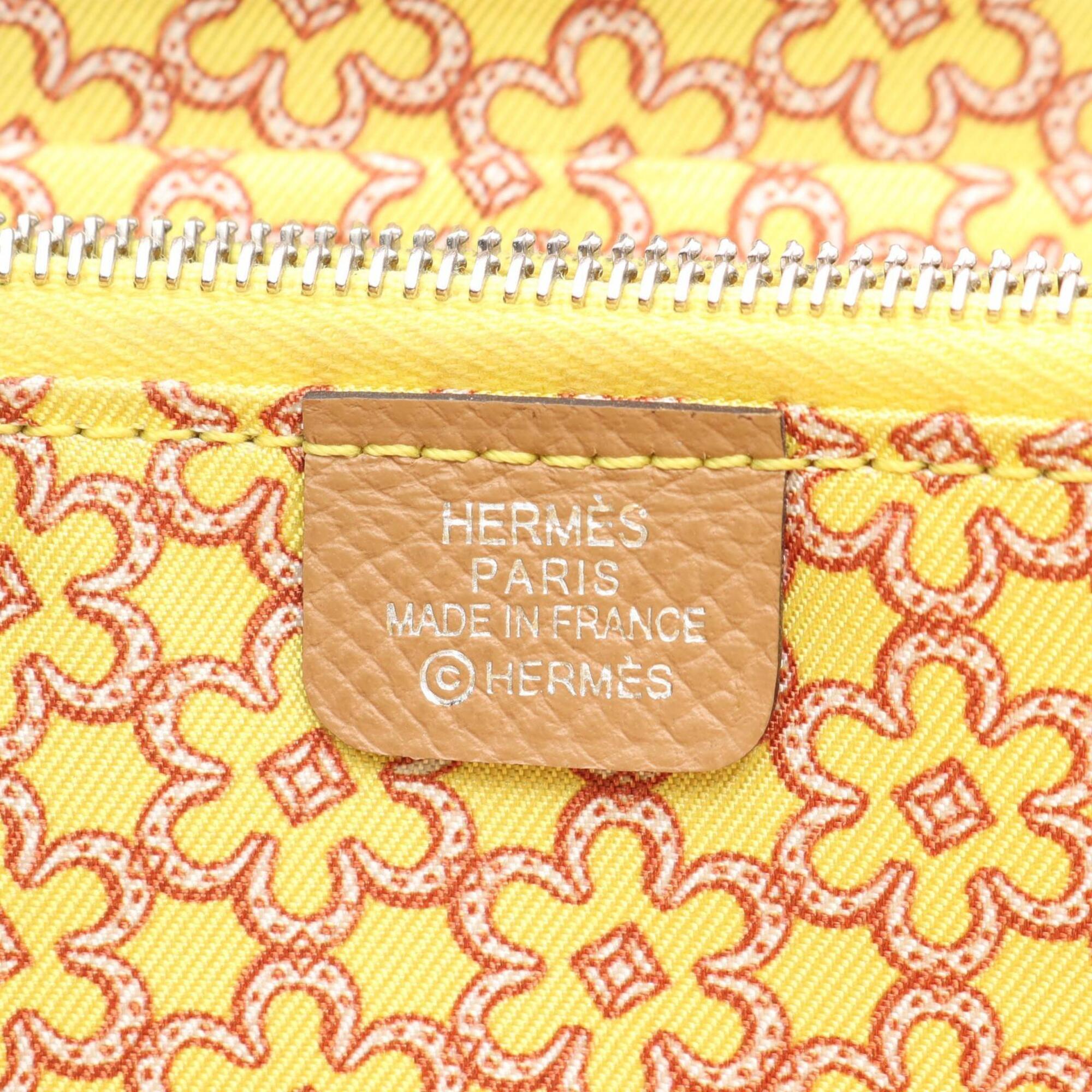Hermes Brown Epsom Leather Long Wallet (Bi-Fold) (Pre-Owned)