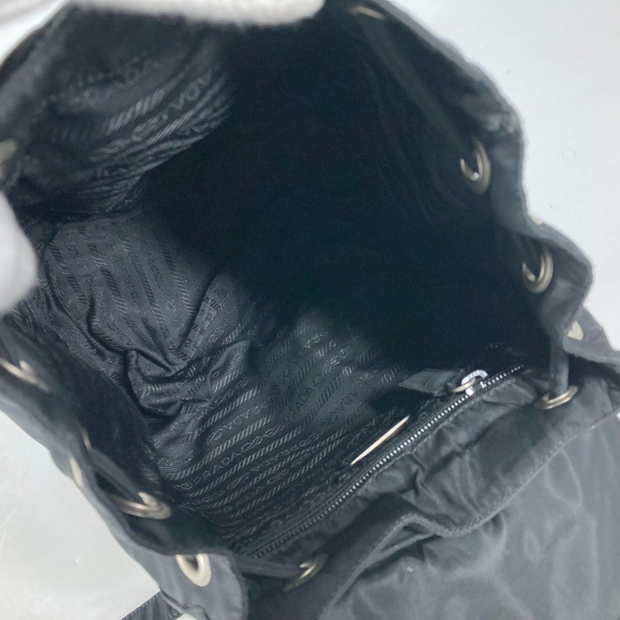 Prada Black Cloth Backpack (Pre-Owned)