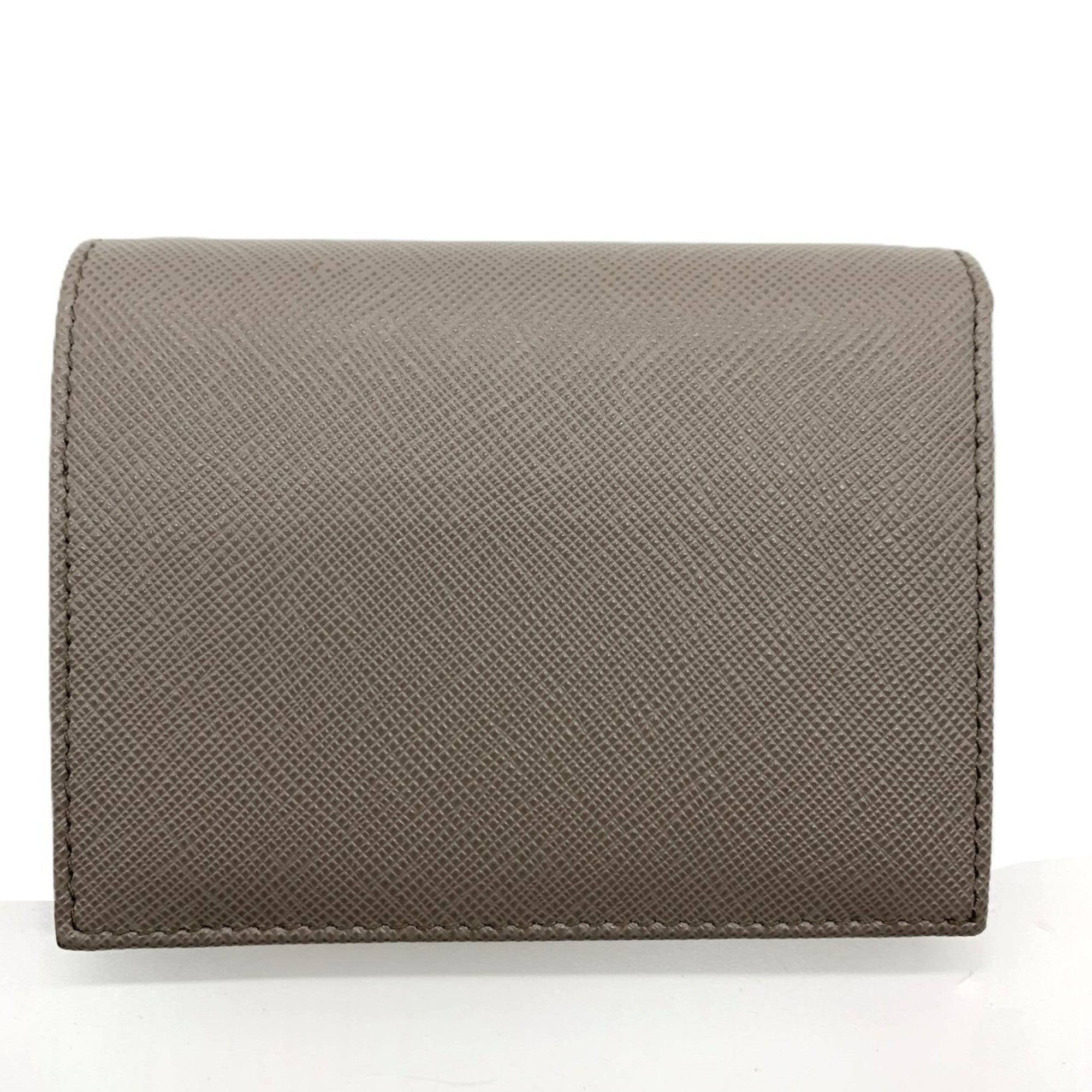 Prada Grayish Saffiano Wallet (Bi-Fold) (Pre-Owned)