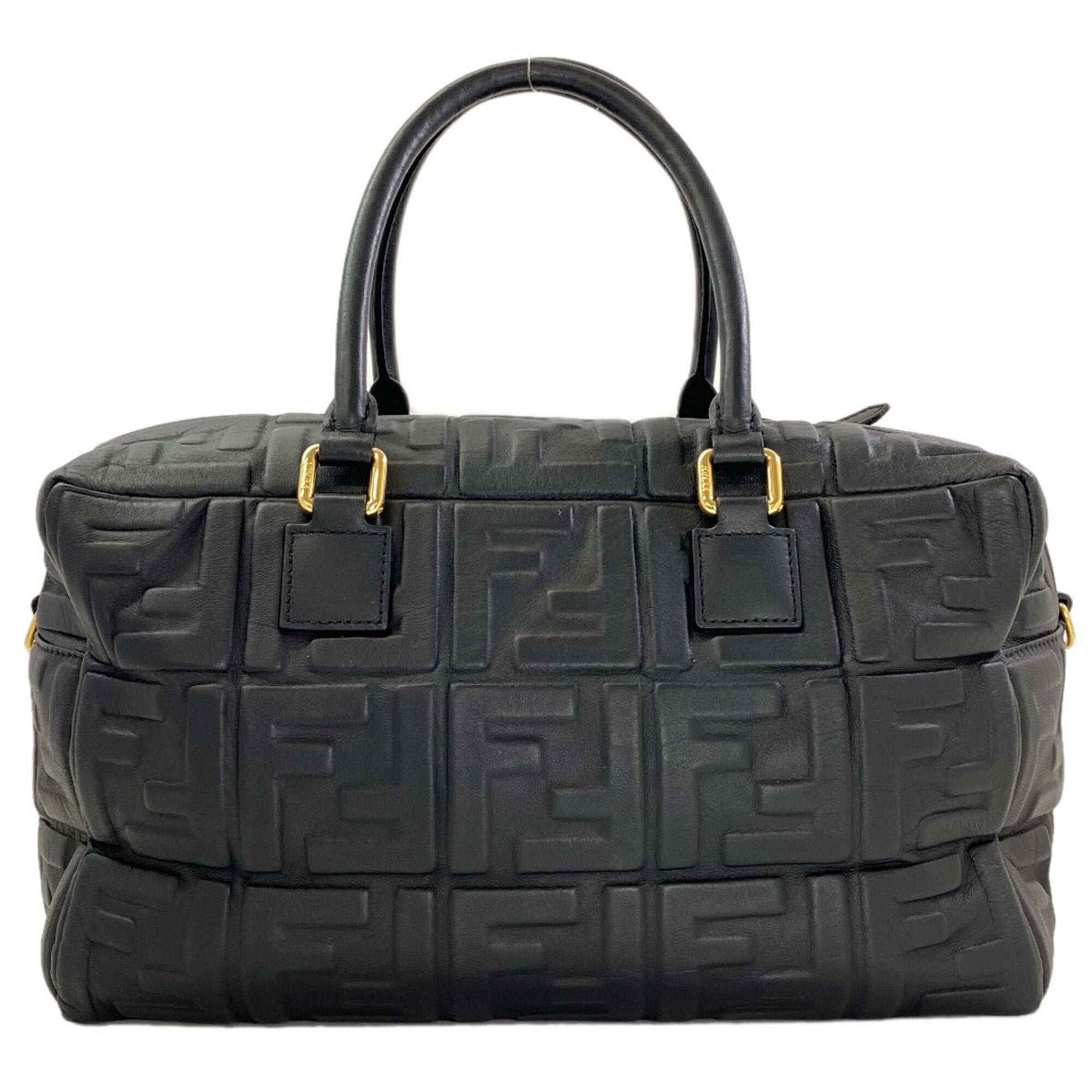 Fendi Black Leather Handbag (Pre-Owned)