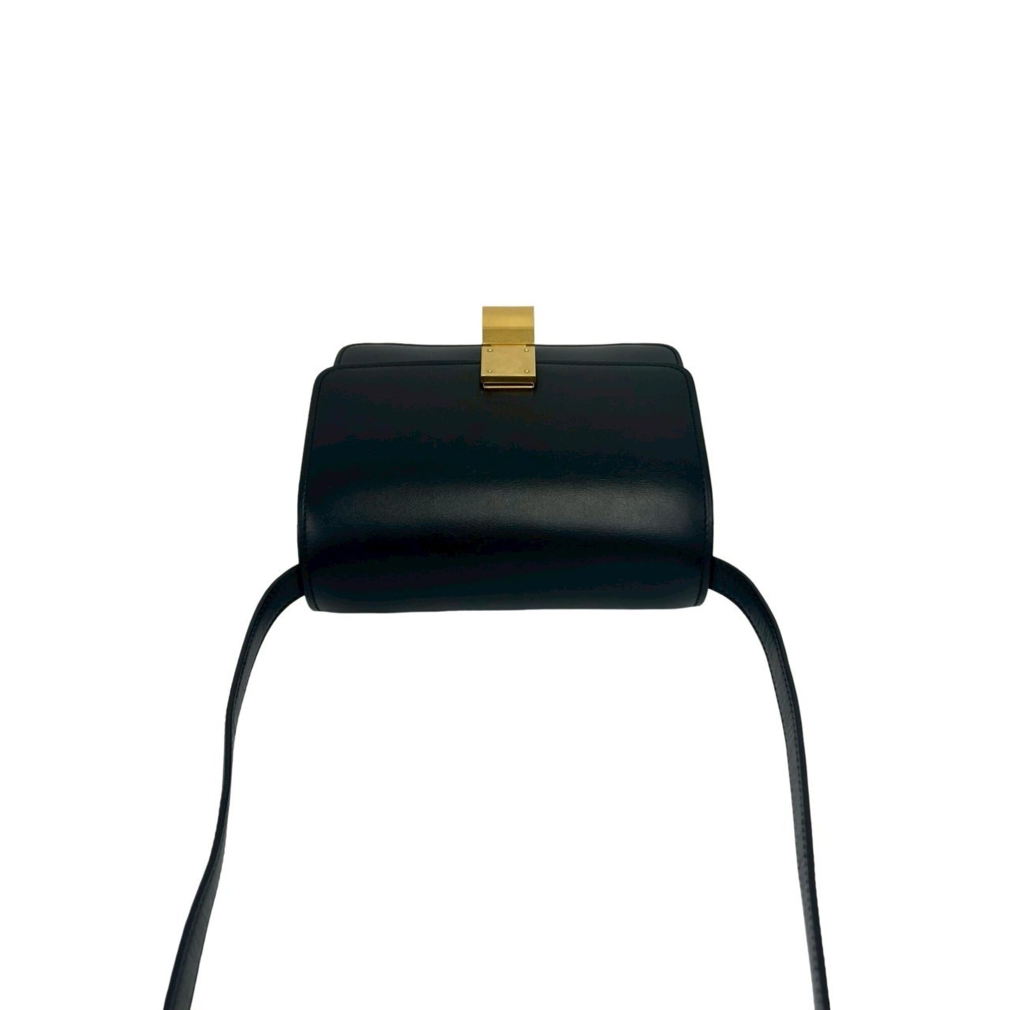 Celine Black Leather Pochette Shoulder Bag (Pre-Owned)