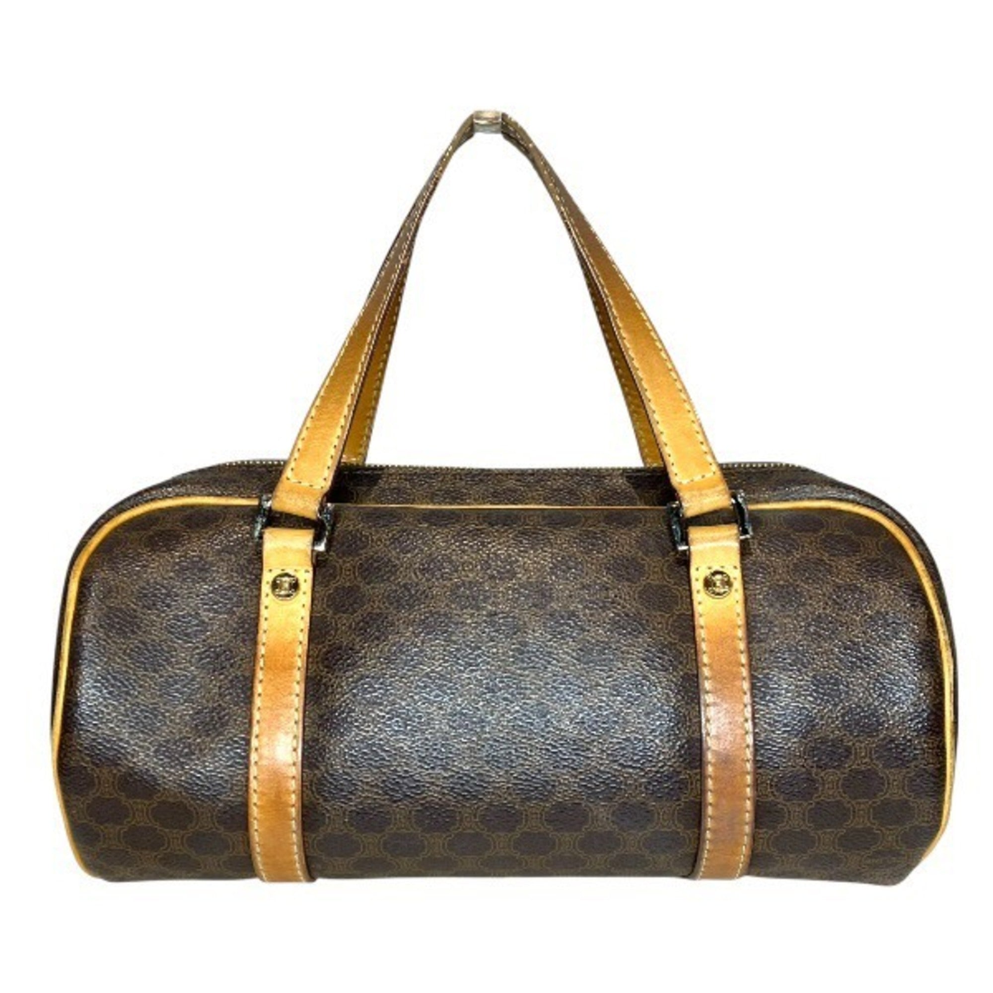 Celine Brown Leather Handbag Shoulder Bag (Pre-Owned)