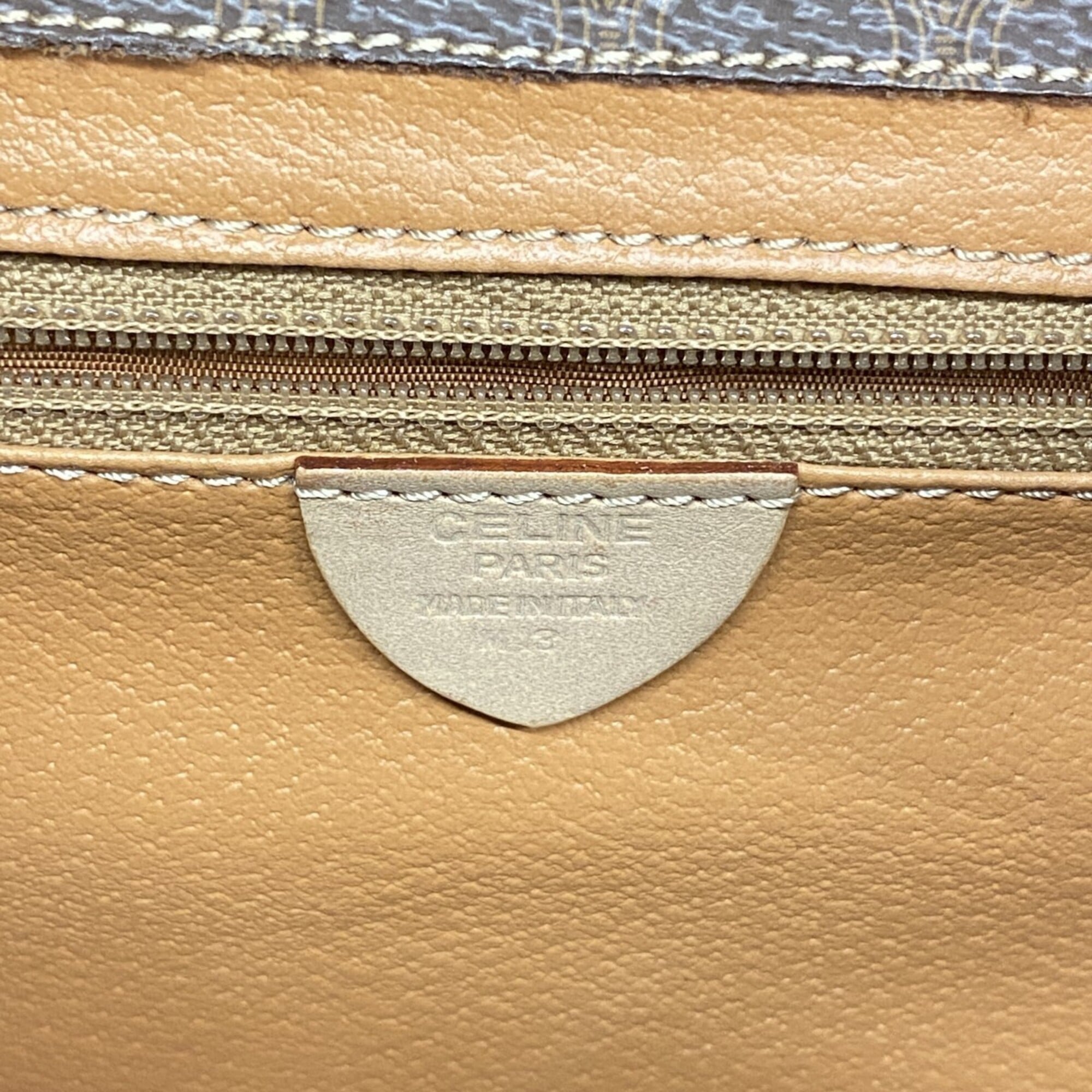 Celine Brown Pvc Handbag (Pre-Owned)