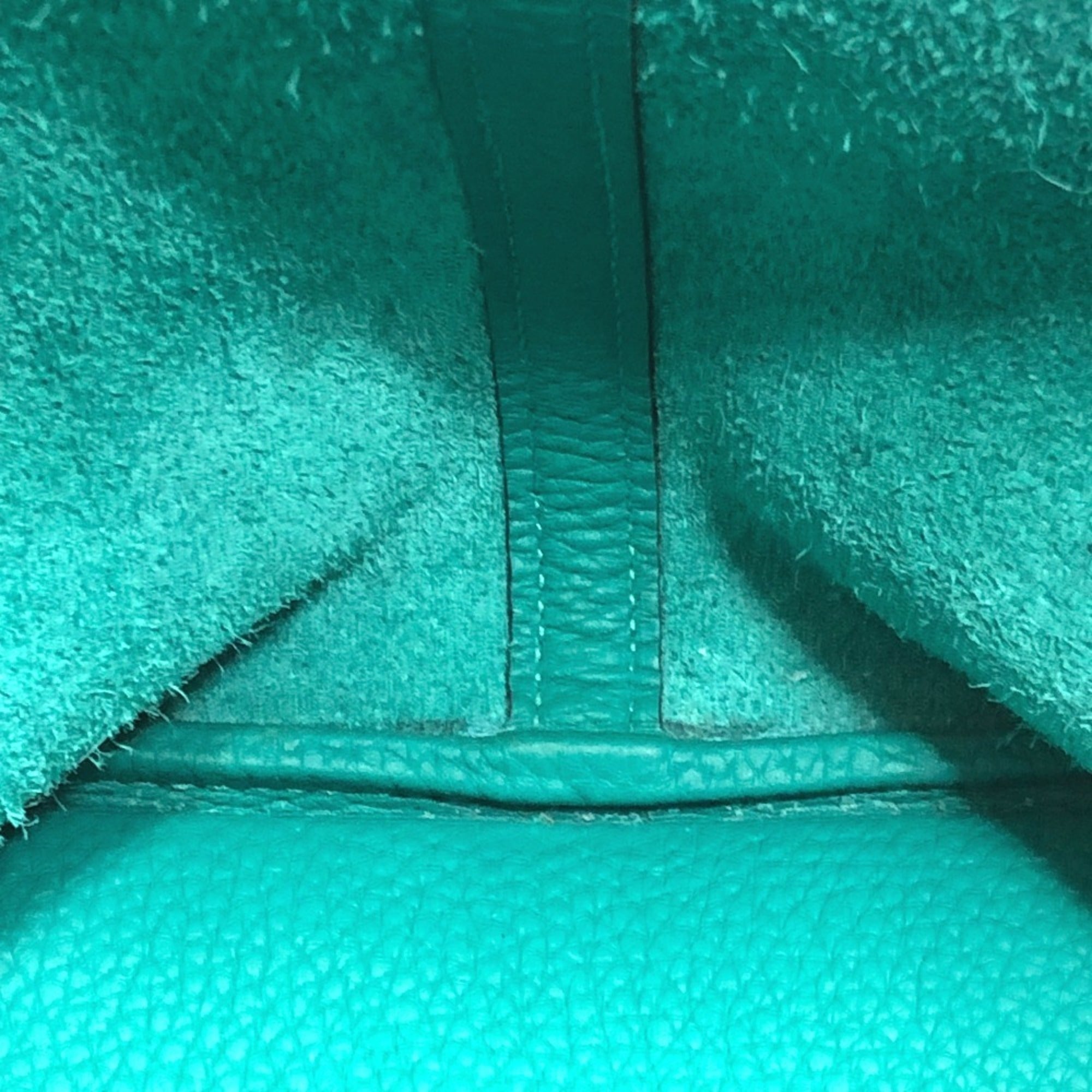 Hermes Picotin Green Taurillon Clemence Leather Handbag (Pre-Owned)