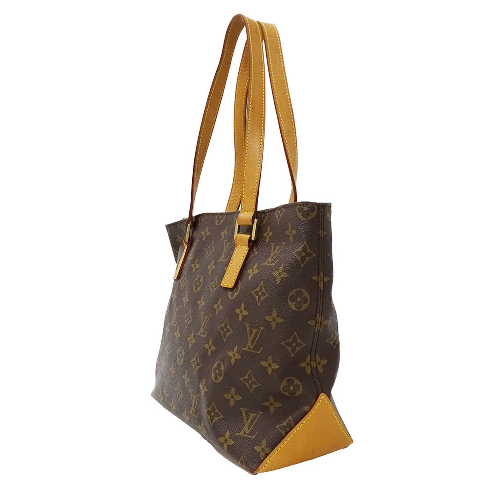 Louis Vuitton Brown Monogram Handbag Tote Bag (Pre-Owned)