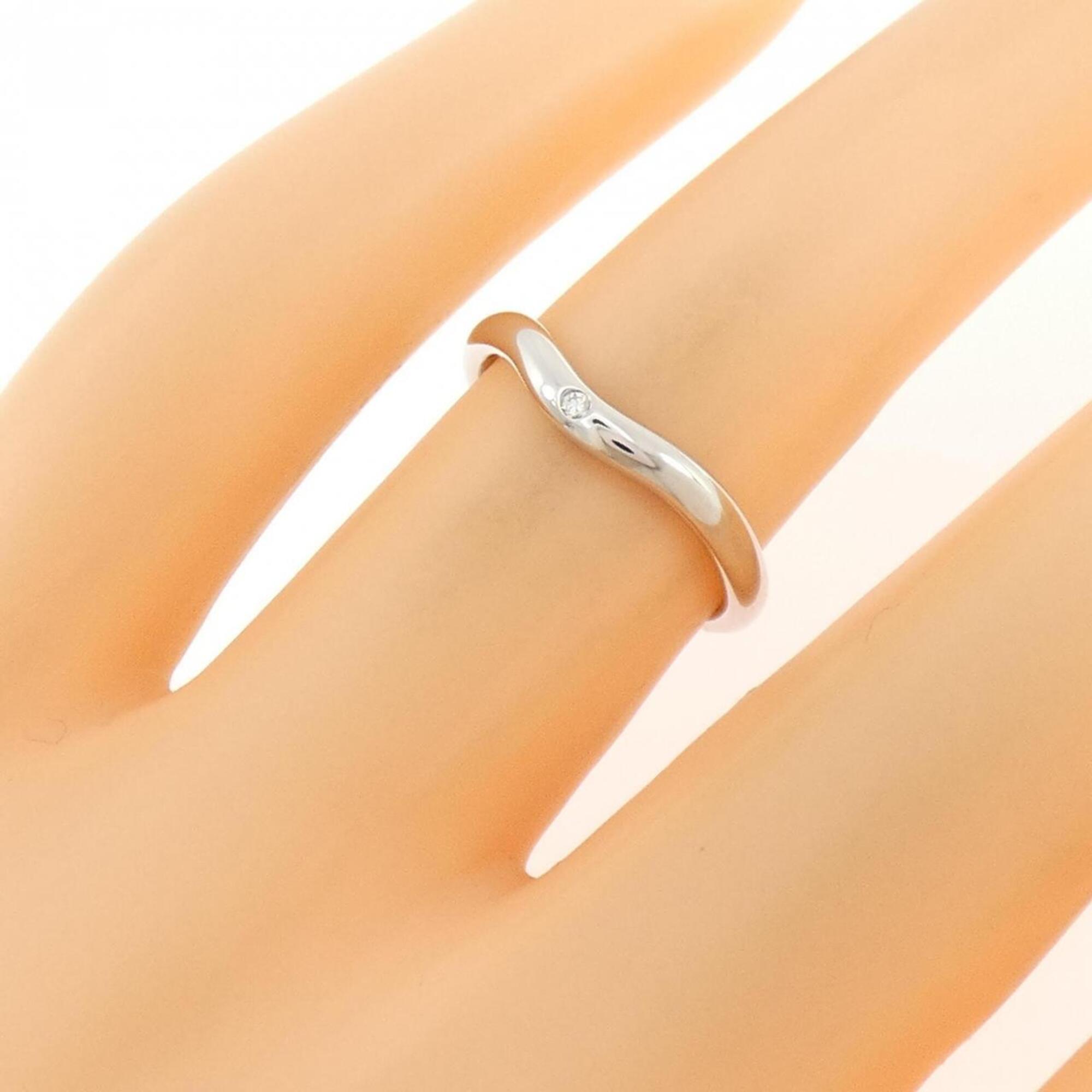 Tiffany Platinum Platinum 950 Band Ring (Pre-Owned)