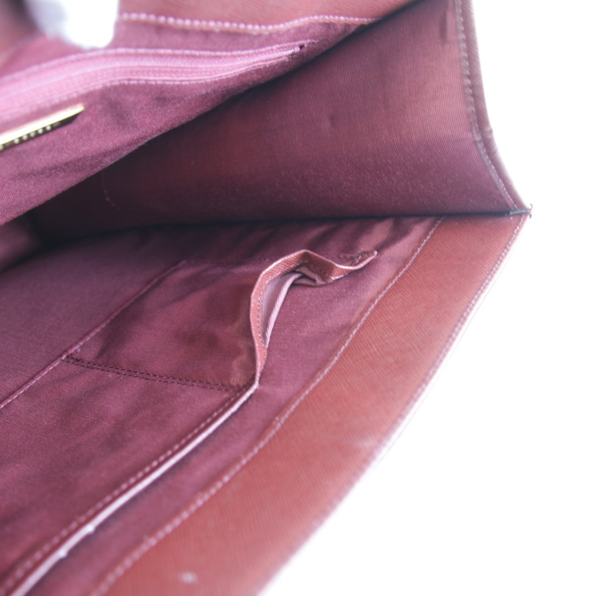Burberry Red Color Canvas Leather Tote Bag (Pre-Owned)