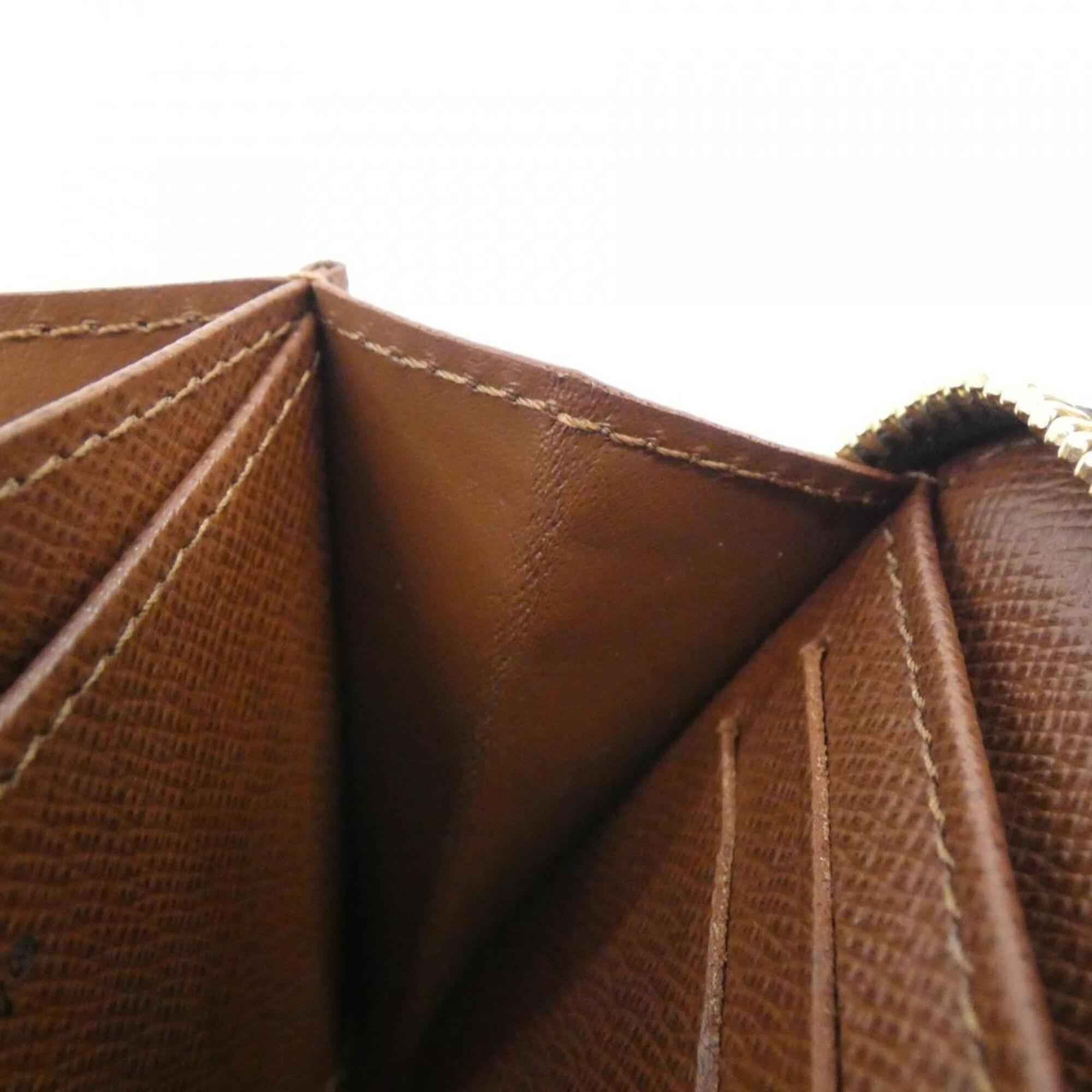 Louis Vuitton Marron Coated Canvas Coin Purse/Coin Case (Pre-Owned)