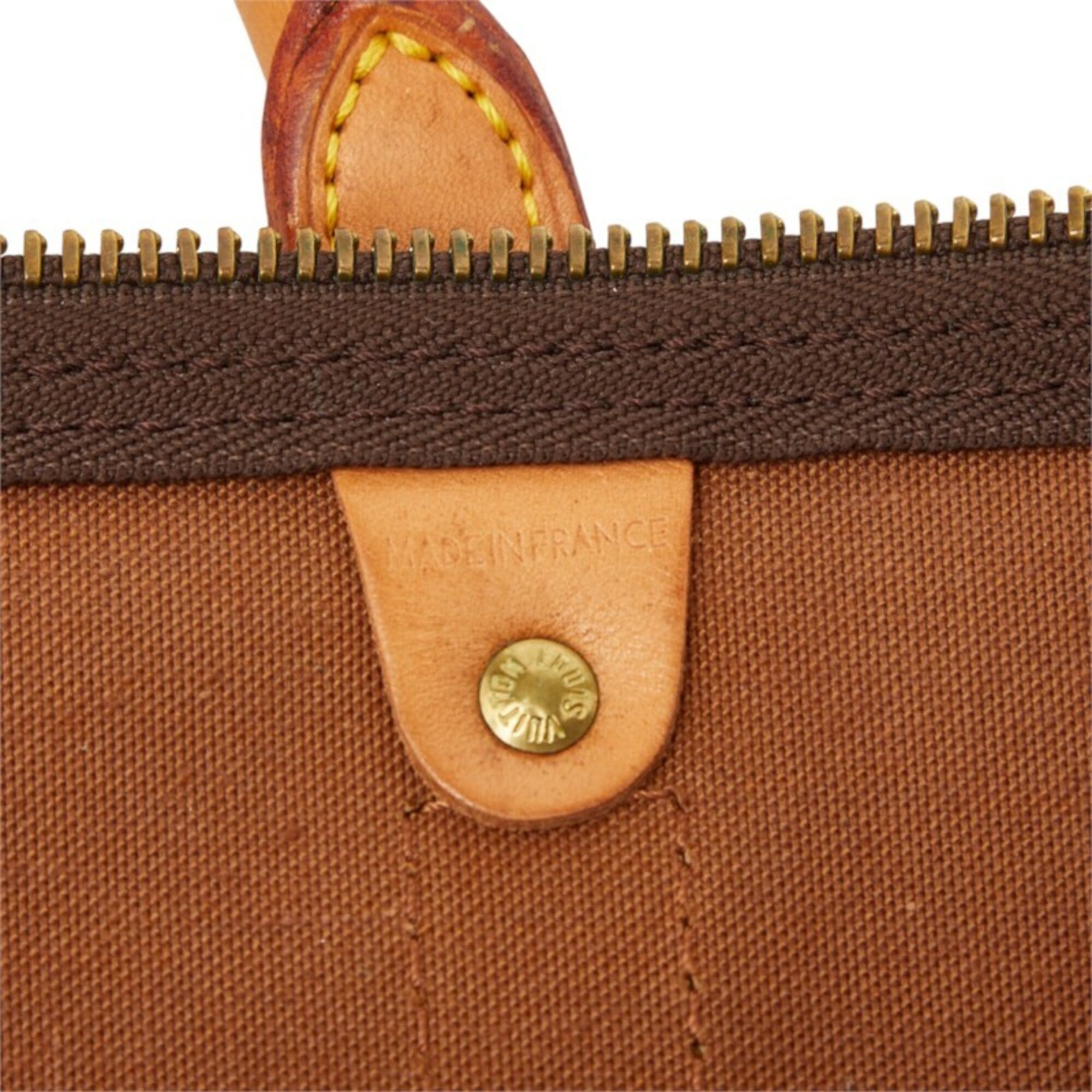 Louis Vuitton Monogram Brown Pvc Leather Boston Bag Handbag (Pre-Owned)