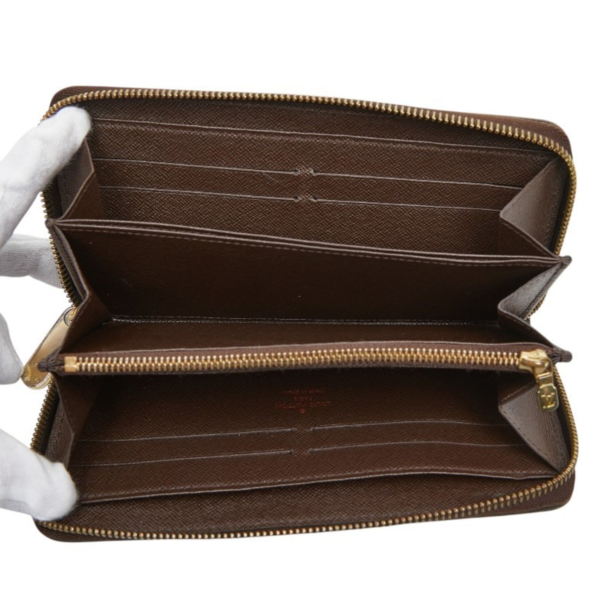Louis Vuitton Brown Pvc Leather Long Wallet (Bi-Fold) (Pre-Owned)