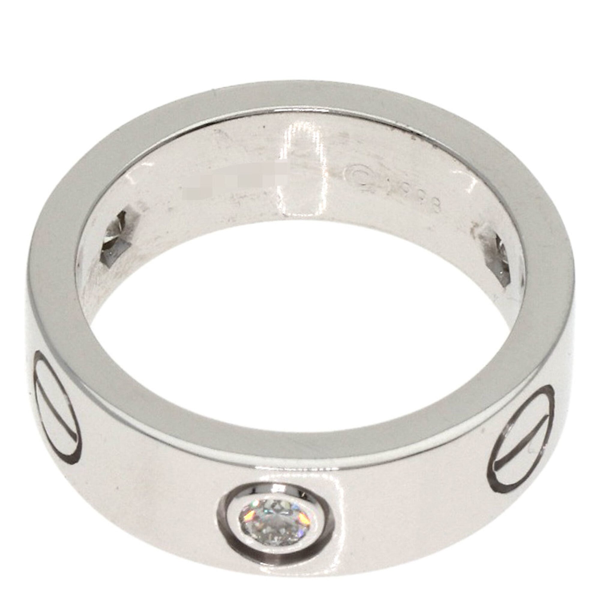 Cartier White Gold White Gold (18K) Band Ring (Pre-Owned)