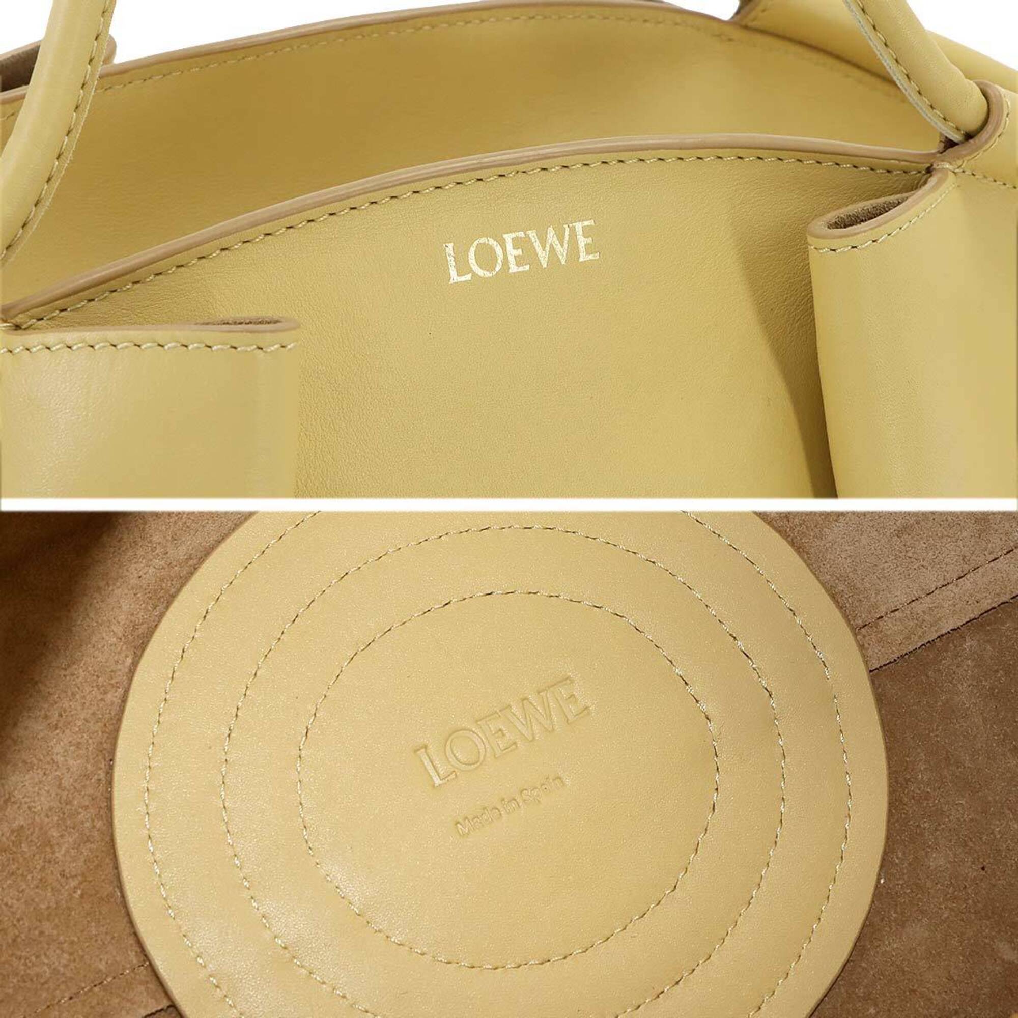 Loewe Yellow Leather Handbag (Pre-Owned)