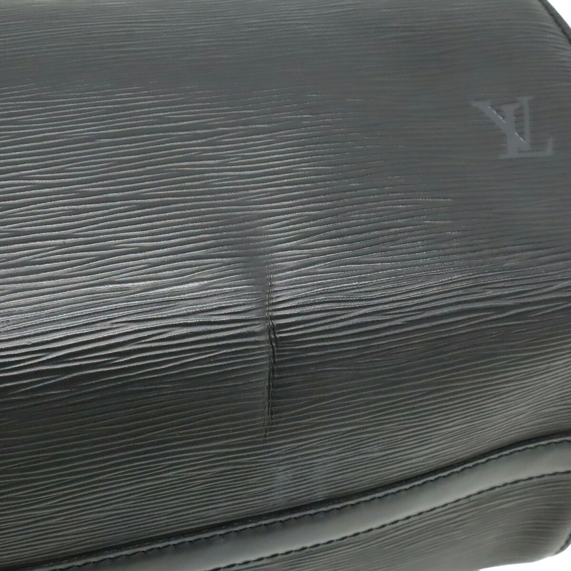 Louis Vuitton Noir Epi Leather Boston Bag Handbag (Pre-Owned)