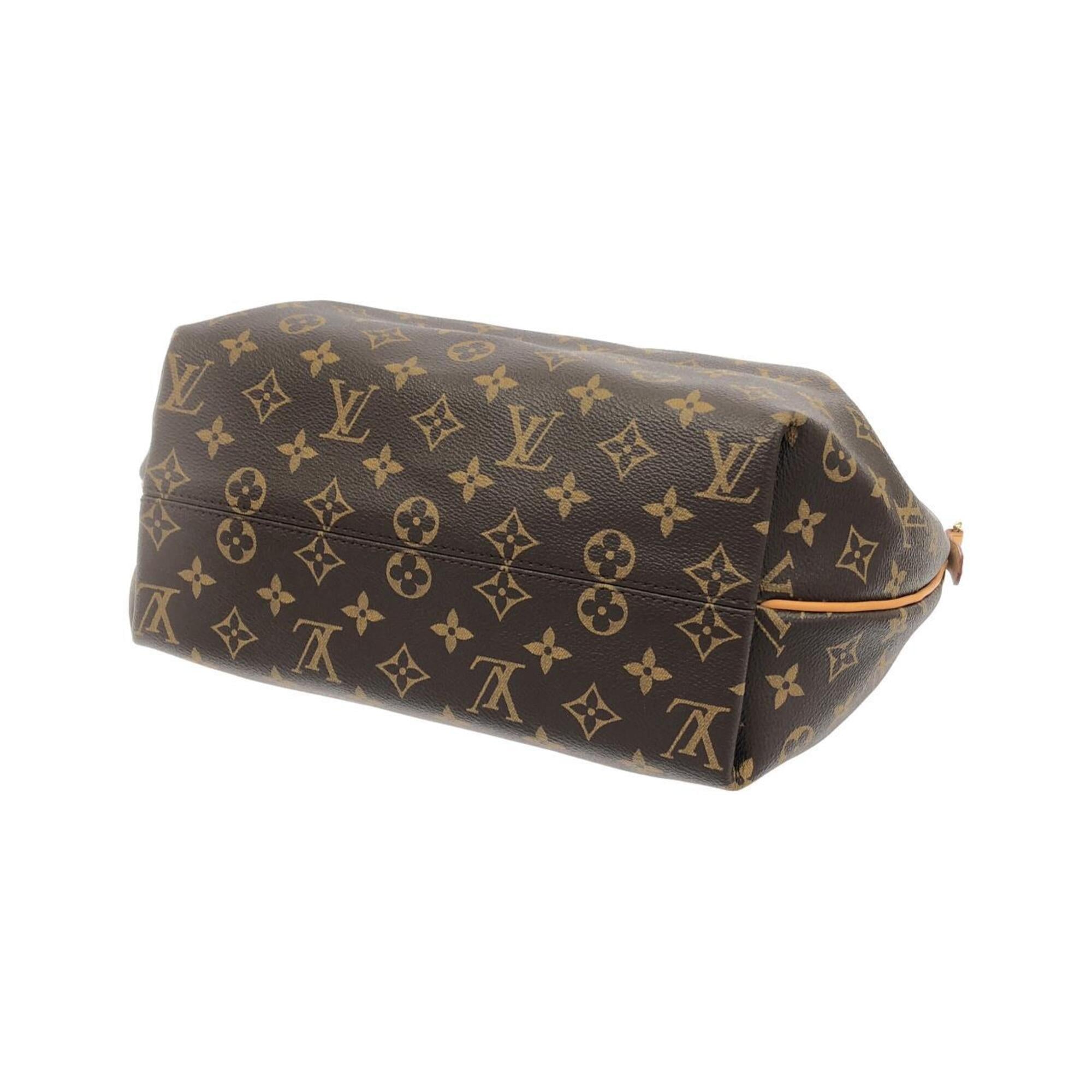 Louis Vuitton Monogram Marron Coated Canvas Handbag (Pre-Owned)