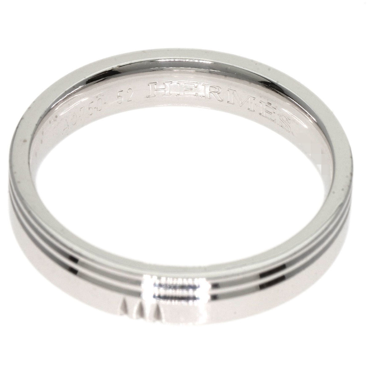 Hermes White Gold (18K) Band Ring (Pre-Owned)