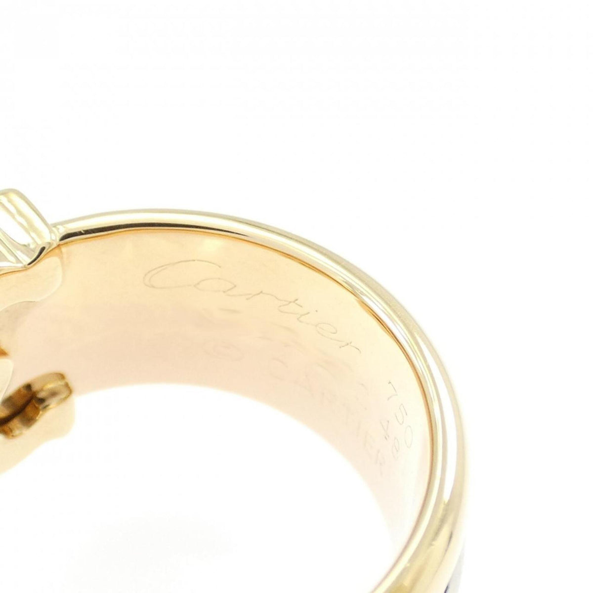 Cartier Pink Gold White Gold Yellow Gold Yellow Gold (18K) Pink Gold (18K) White Gold (18K) Band Ring (Pre-Owned)