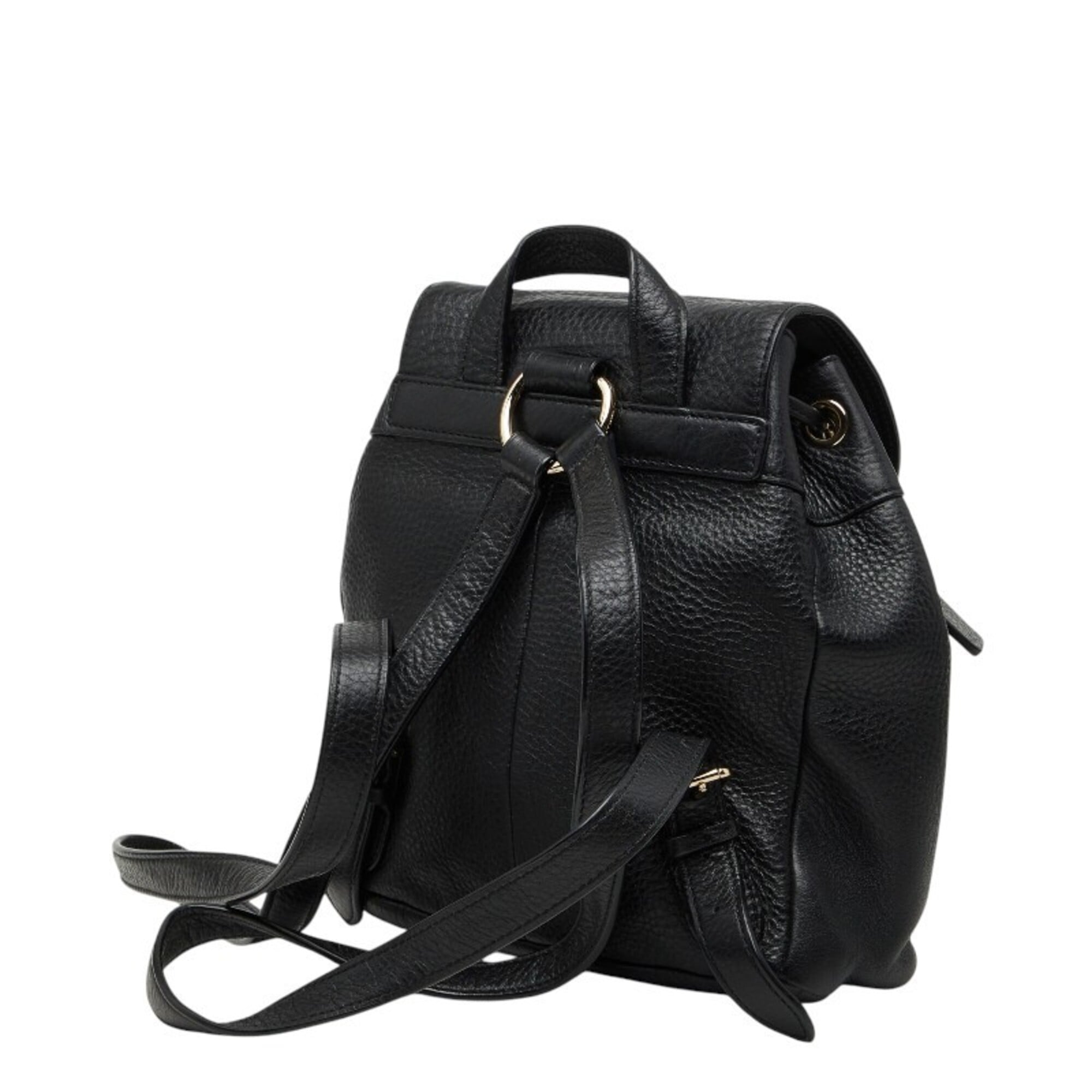 Coach Black Leather Backpack (Pre-Owned)