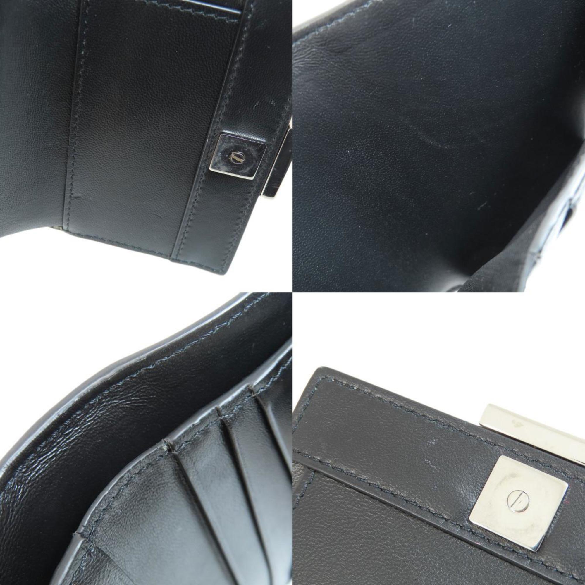 Givenchy Black Leather Wallet (Tri-Fold) (Pre-Owned)