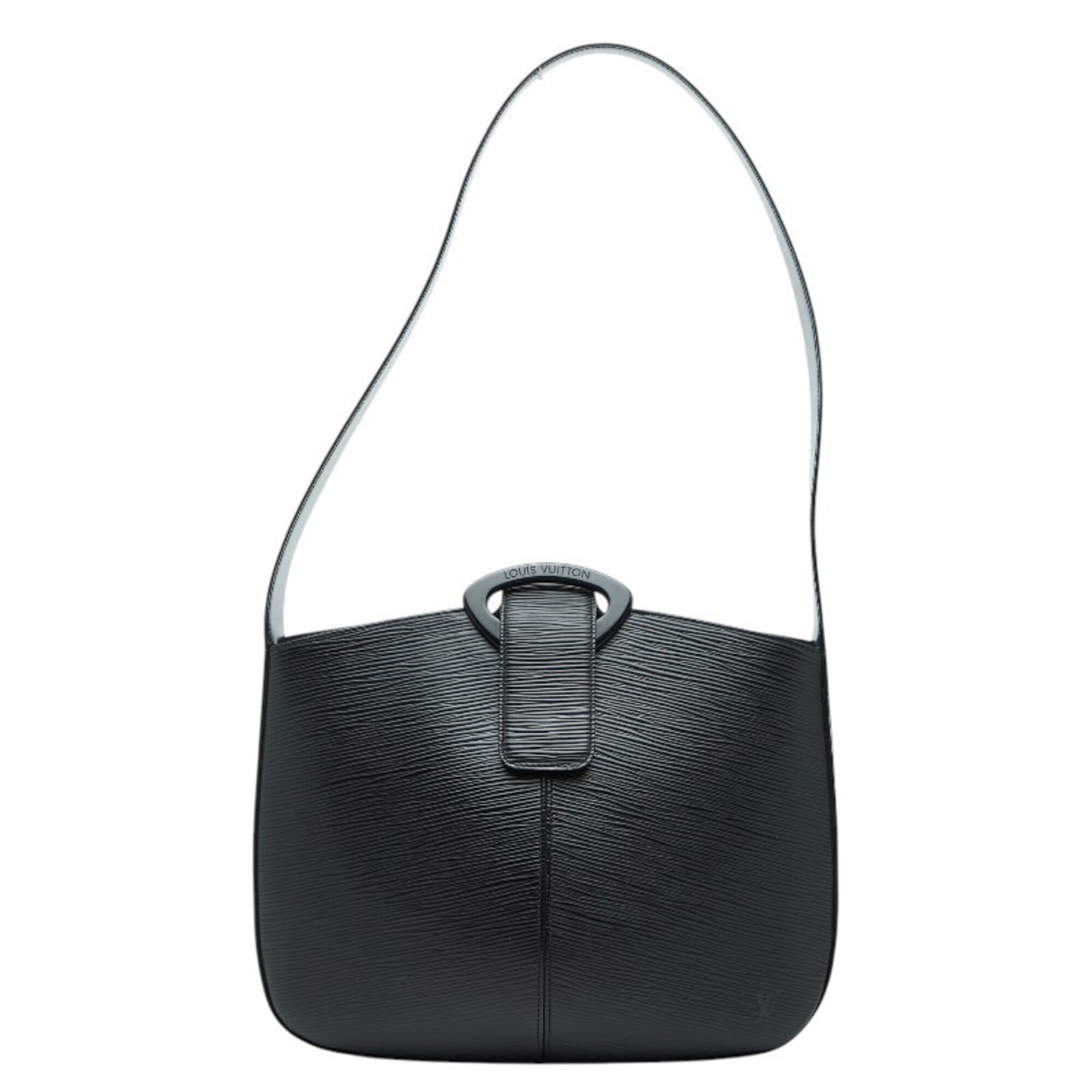 Louis Vuitton Black Noir Leather Shoulder Bag (Pre-Owned)