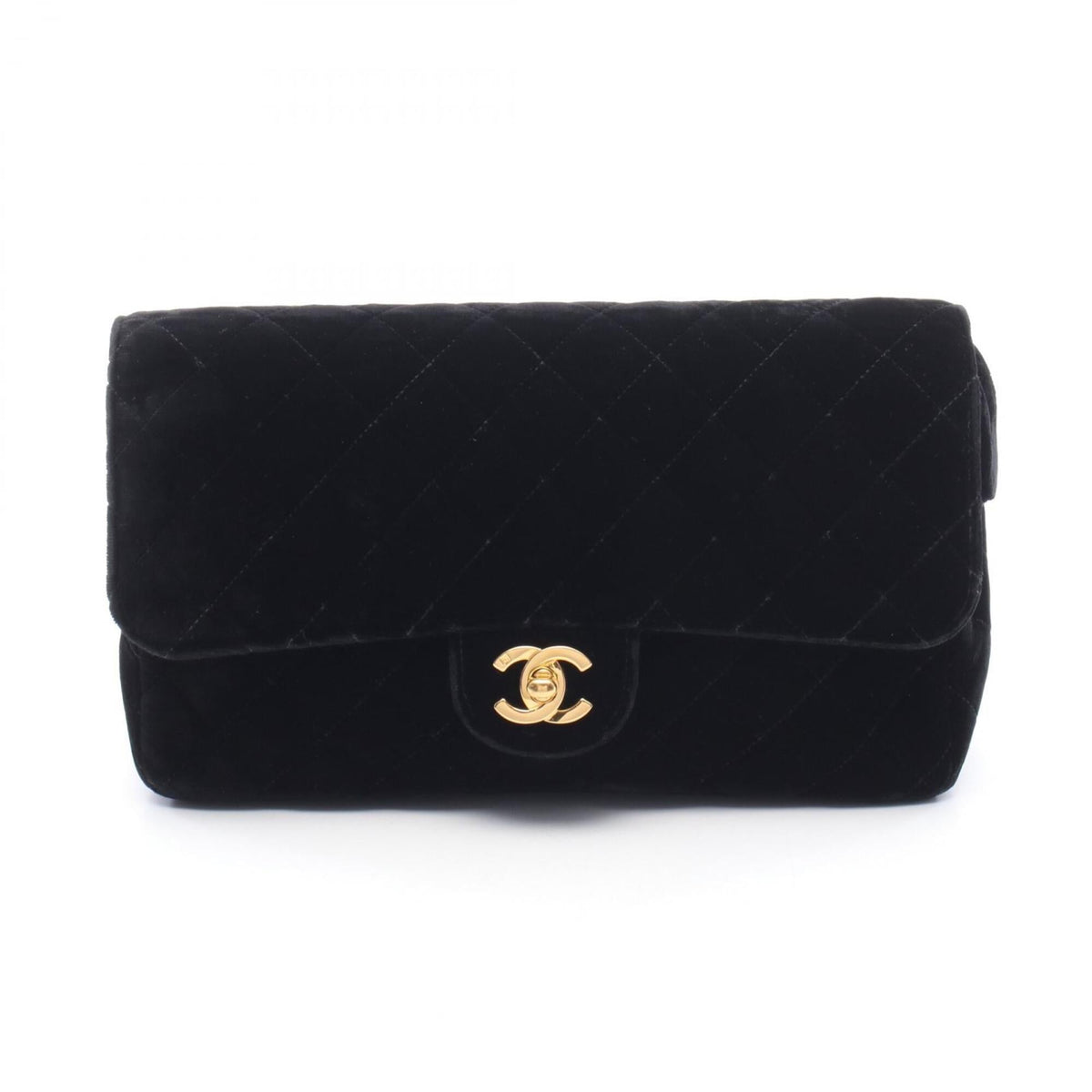 Chanel Black Fabric Backpack Handbag (Pre-Owned)