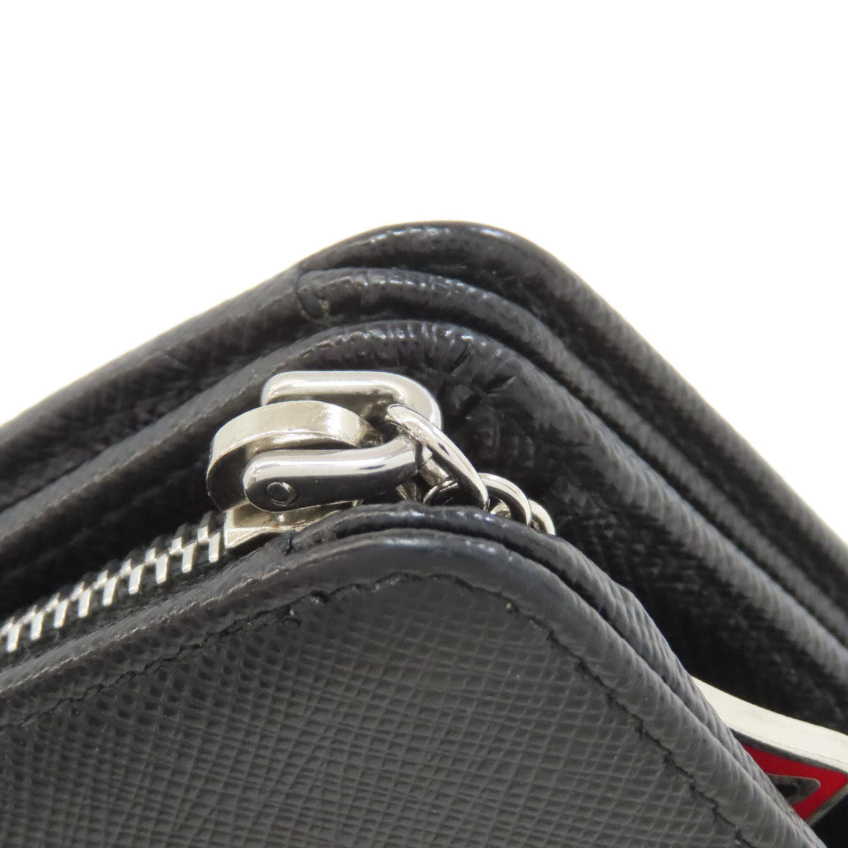Prada Saffiano Black Leather Wallet (Bi-Fold) (Pre-Owned)