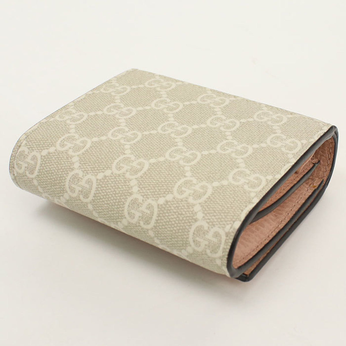 Gucci Pink Leather Wallet (Bi-Fold) (Pre-Owned)