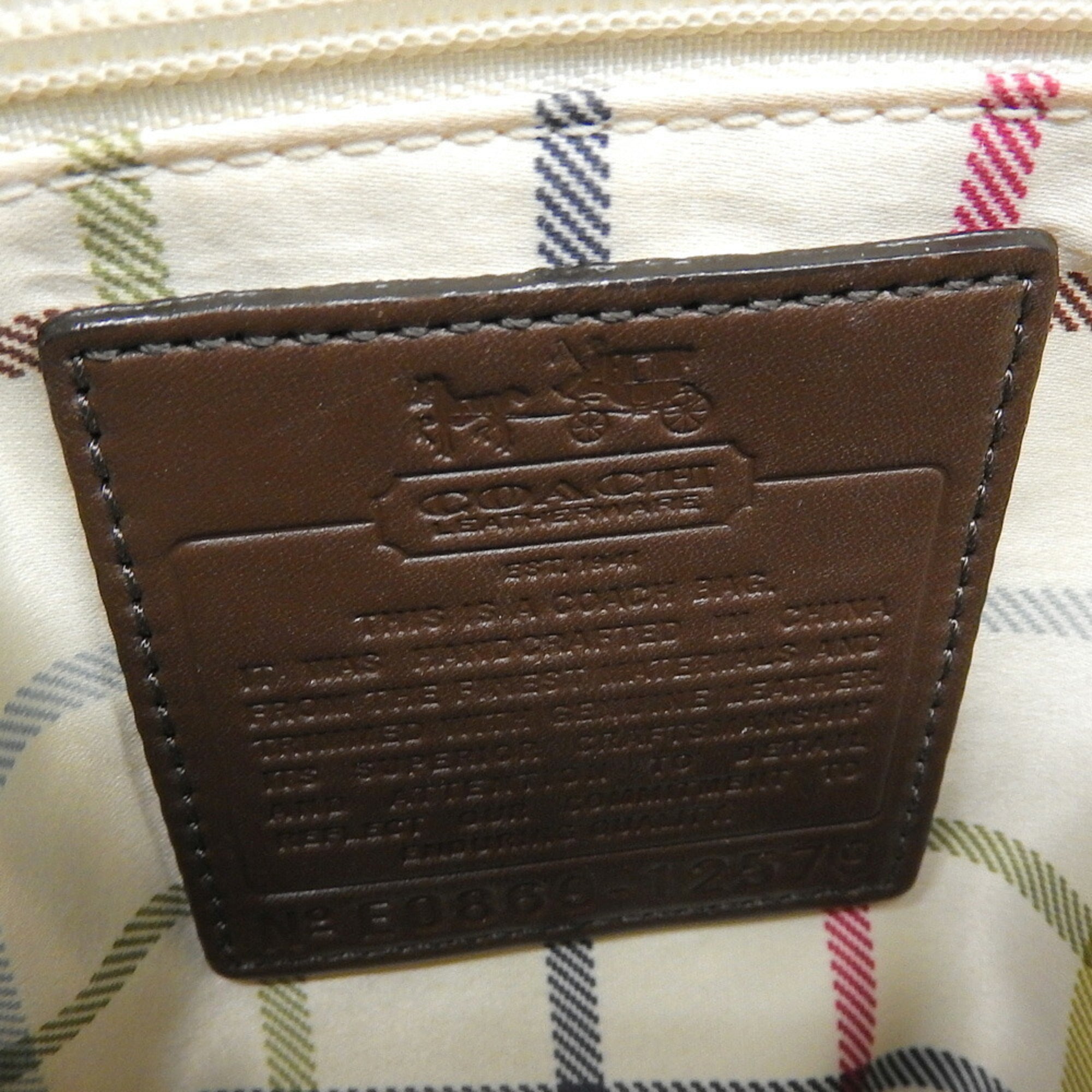 Coach Brown Pvc Shoulder Bag (Pre-Owned)