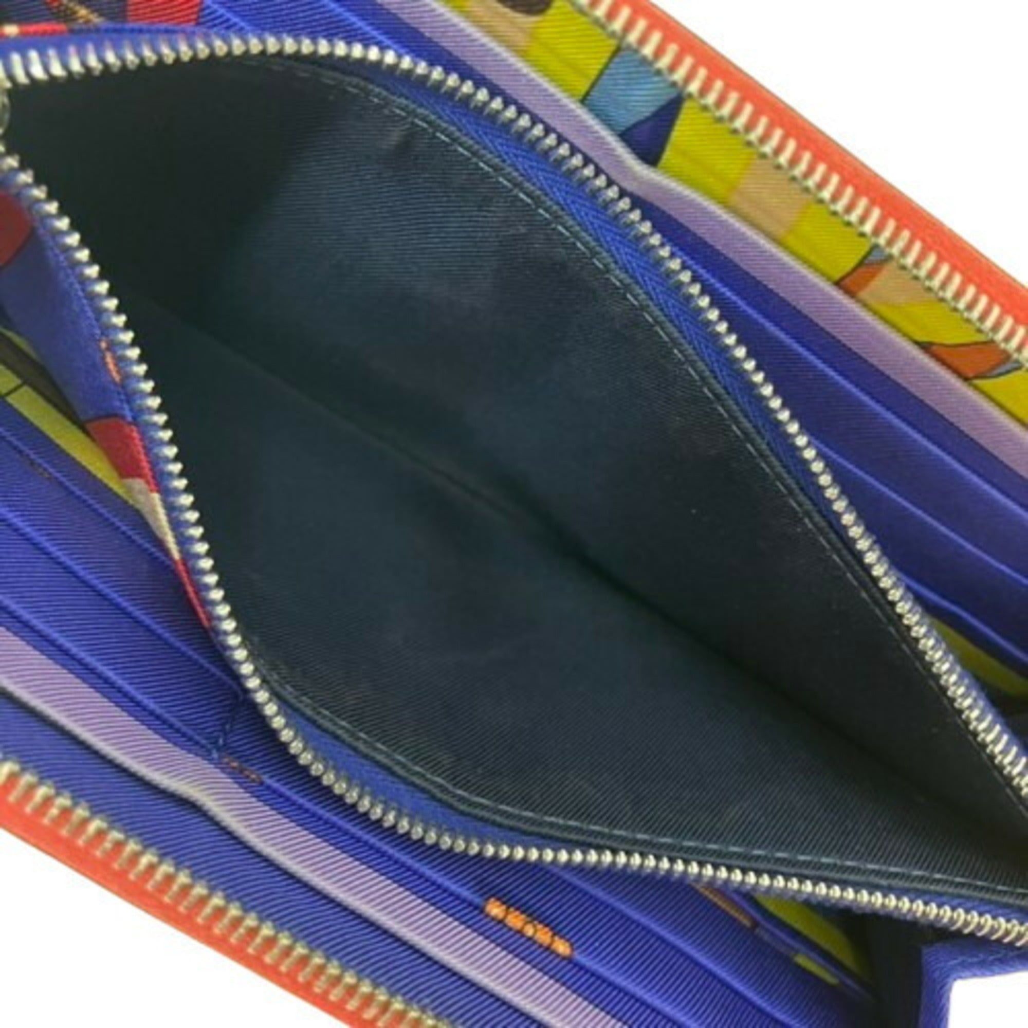 Hermes Red Color Leather Long Wallet (Bi-Fold) (Pre-Owned)