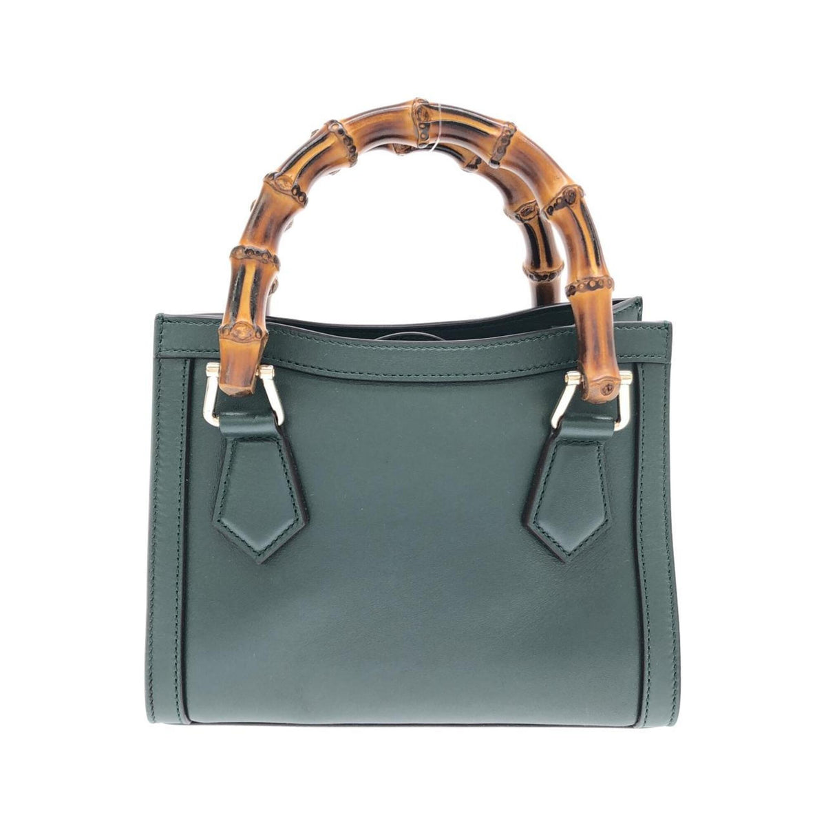 Gucci Green Leather Handbag (Pre-Owned)