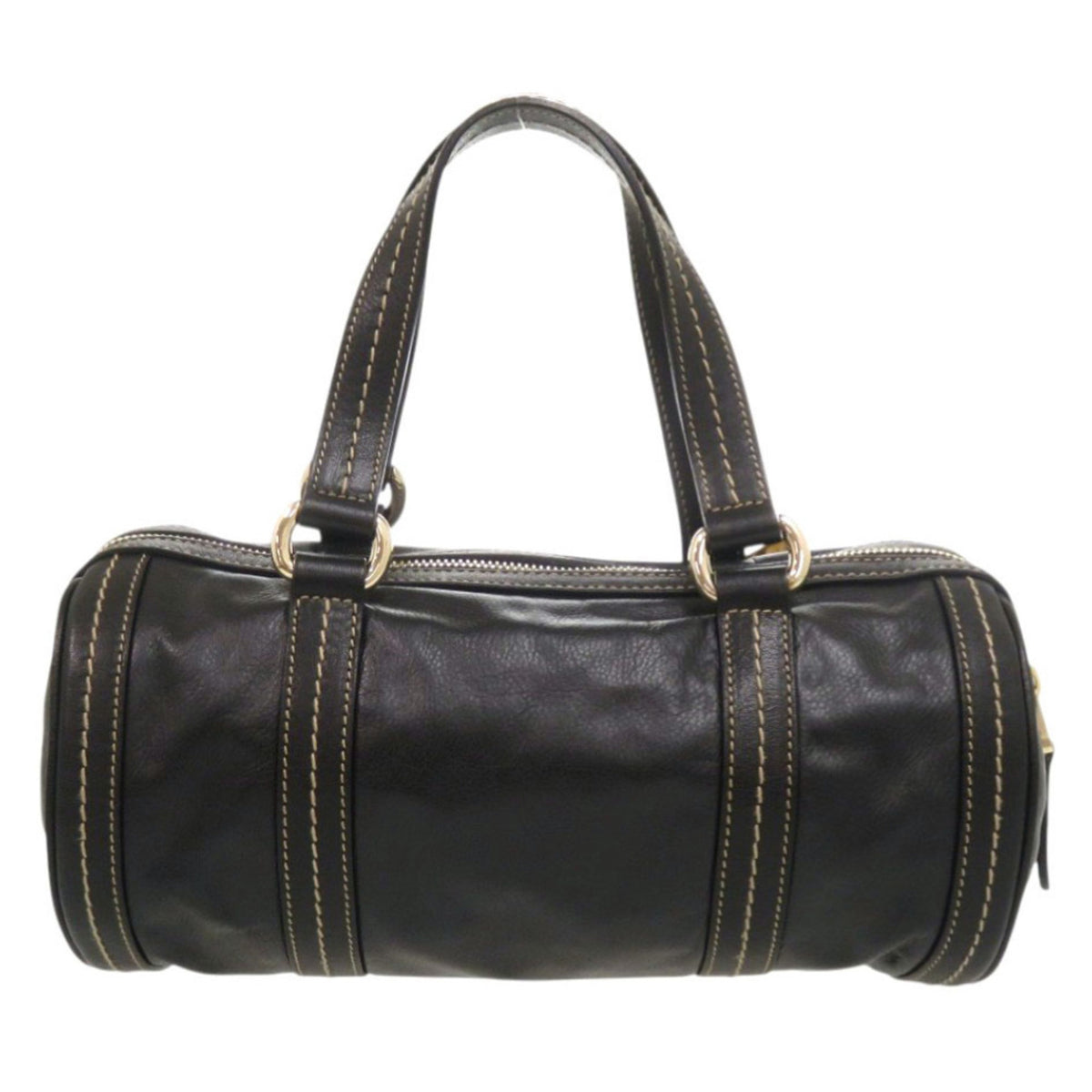 Gucci Black Leather Handbag (Pre-Owned)