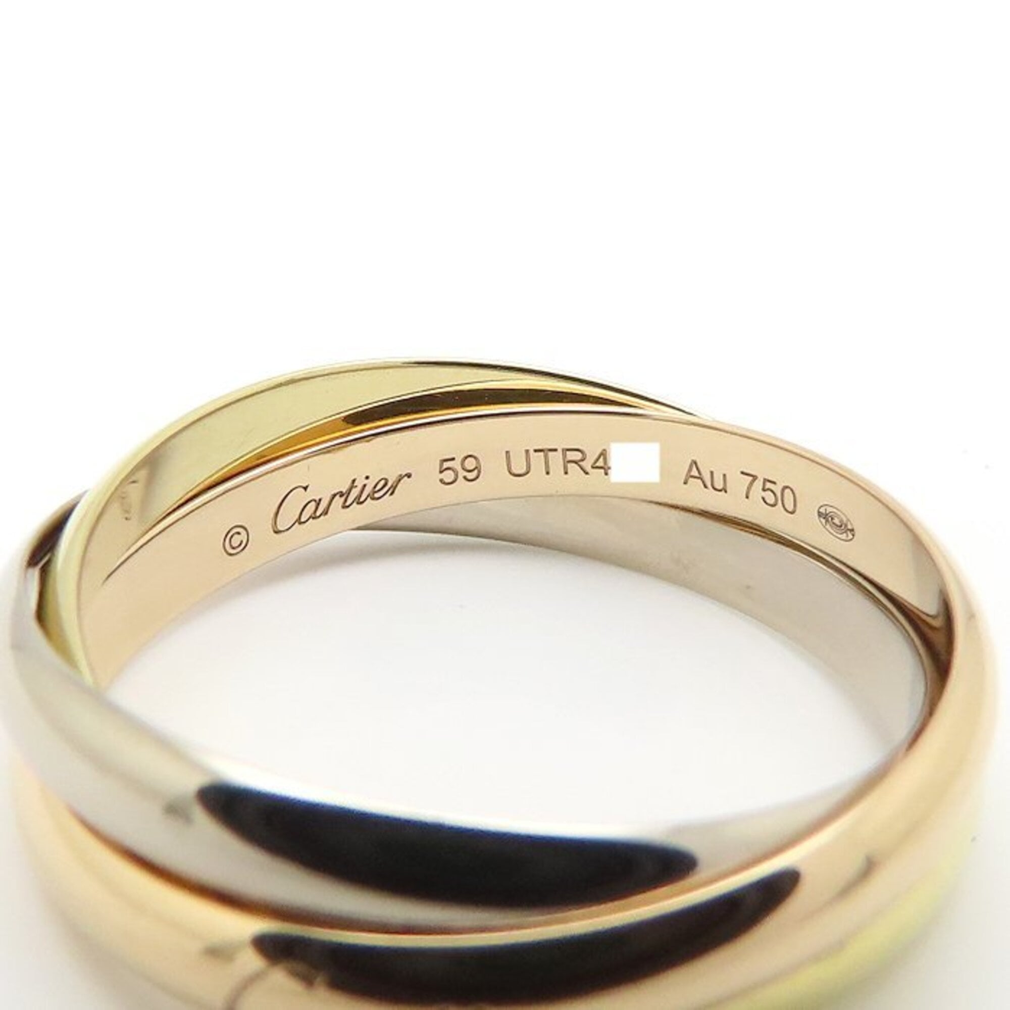 Cartier Trinity Yellow Gold (18K) Pink Gold (18K) White Gold (18K) Band Ring (Pre-Owned)