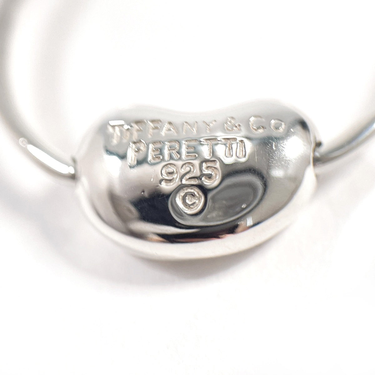 Tiffany Bean Silver Silver 925 Band Ring (Pre-Owned)