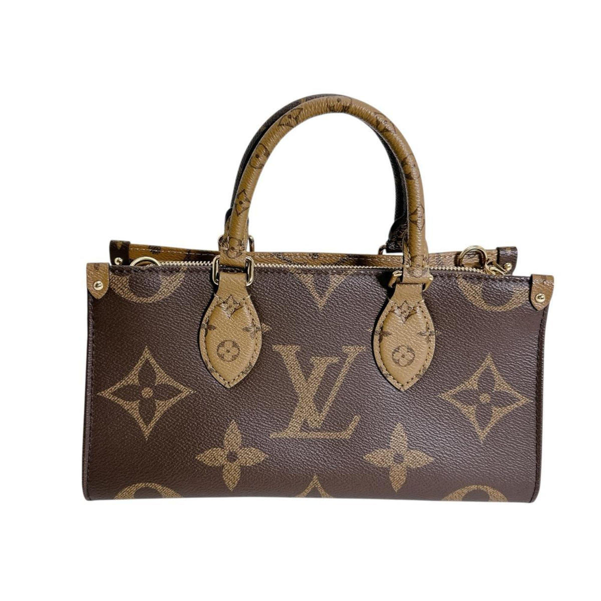 Louis Vuitton Brown Monogram Pouch Tote Bag (Pre-Owned)