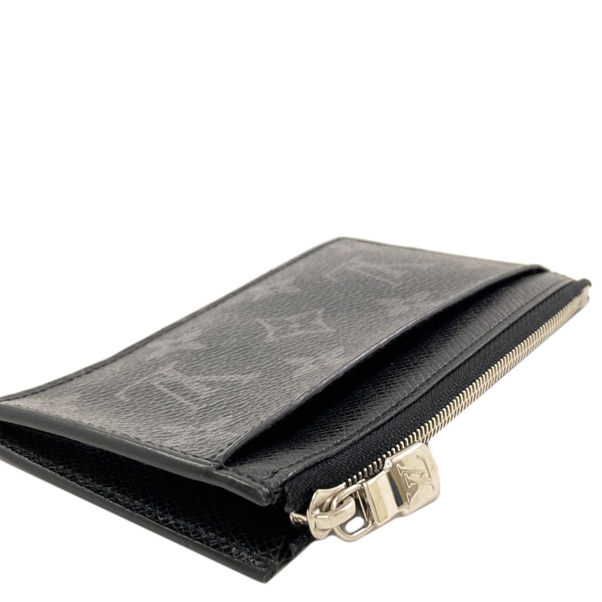 Louis Vuitton Black Monogram Eclipse Coin Purse/Coin Case (Pre-Owned)