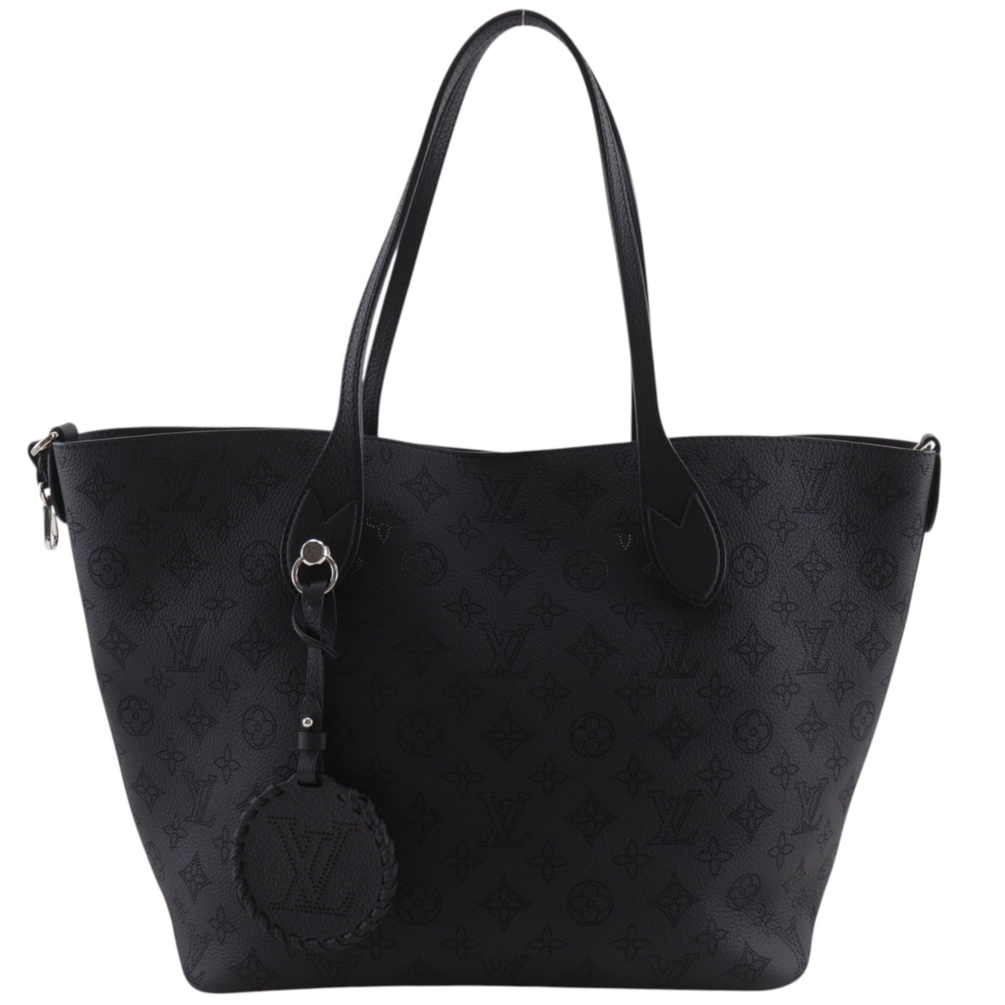 Louis Vuitton Black Noir Monogram Mahina Leather Tote Bag (Pre-Owned)