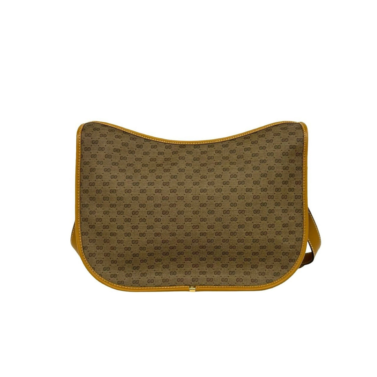 Gucci Brown Leather Pvc Pochette Shoulder Bag (Pre-Owned)