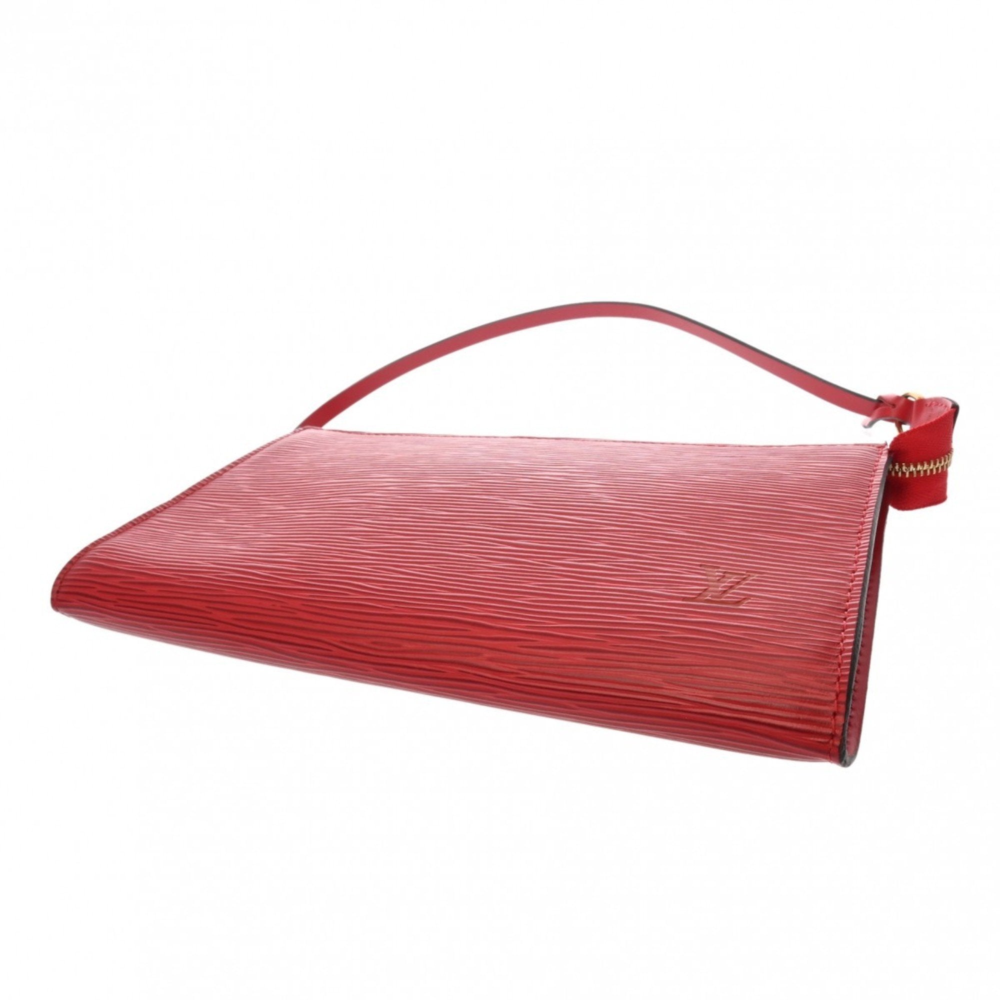 Louis Vuitton Castilian Red Epi Leather Pochette Pouch (Pre-Owned)
