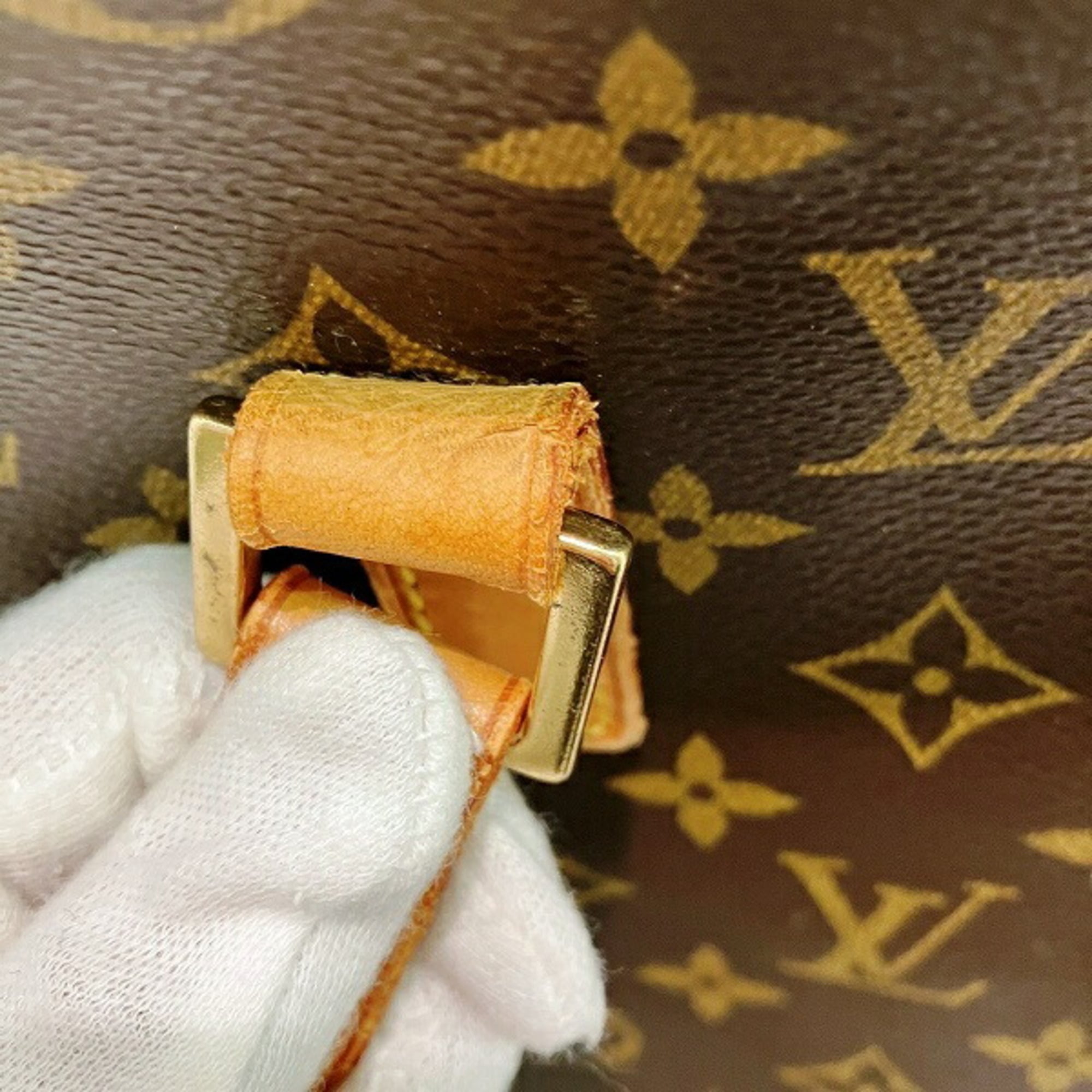 Louis Vuitton Brown Monogram Handbag Shoulder Bag (Pre-Owned)