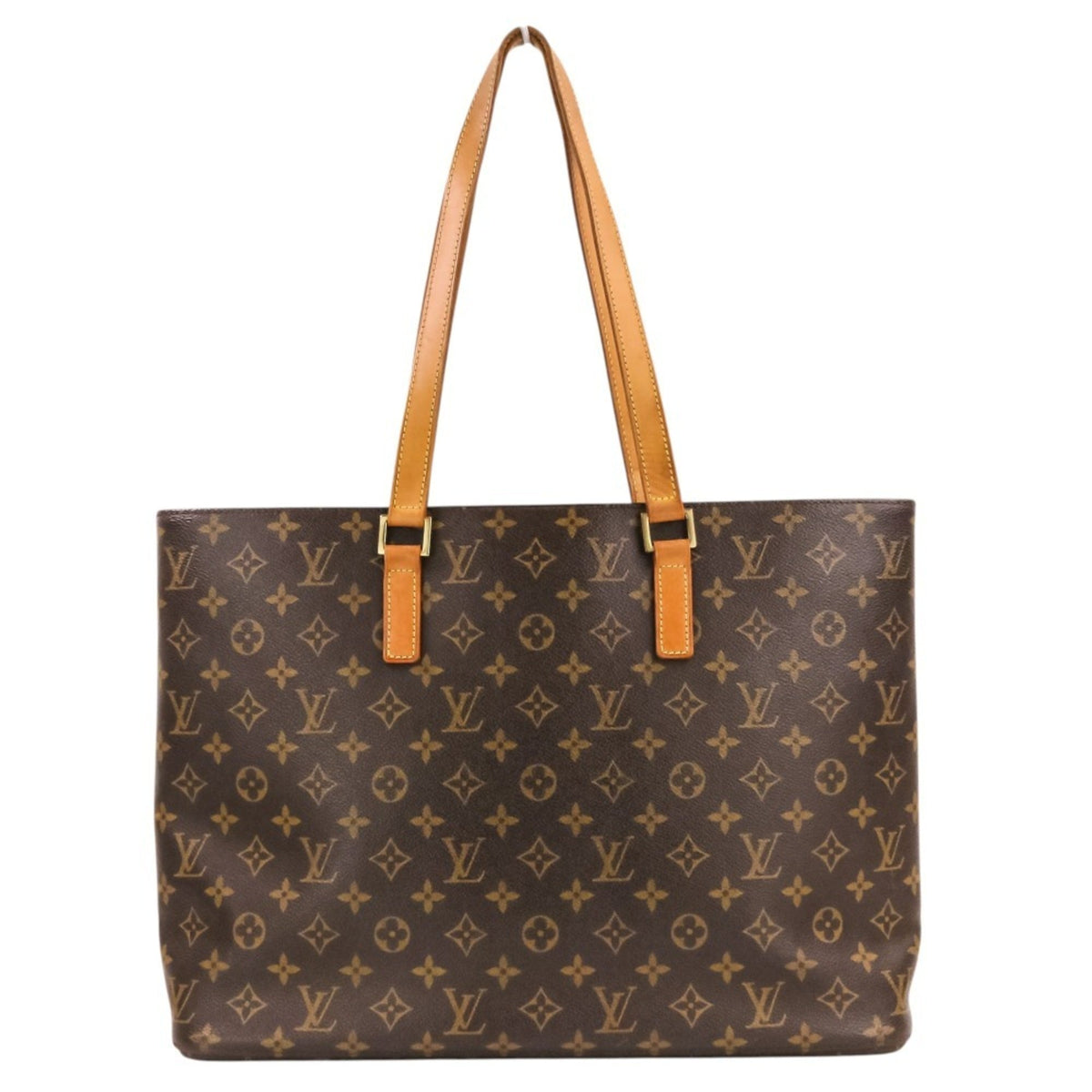 Louis Vuitton Brown Monogram Canvas Handbag Tote Bag (Pre-Owned)