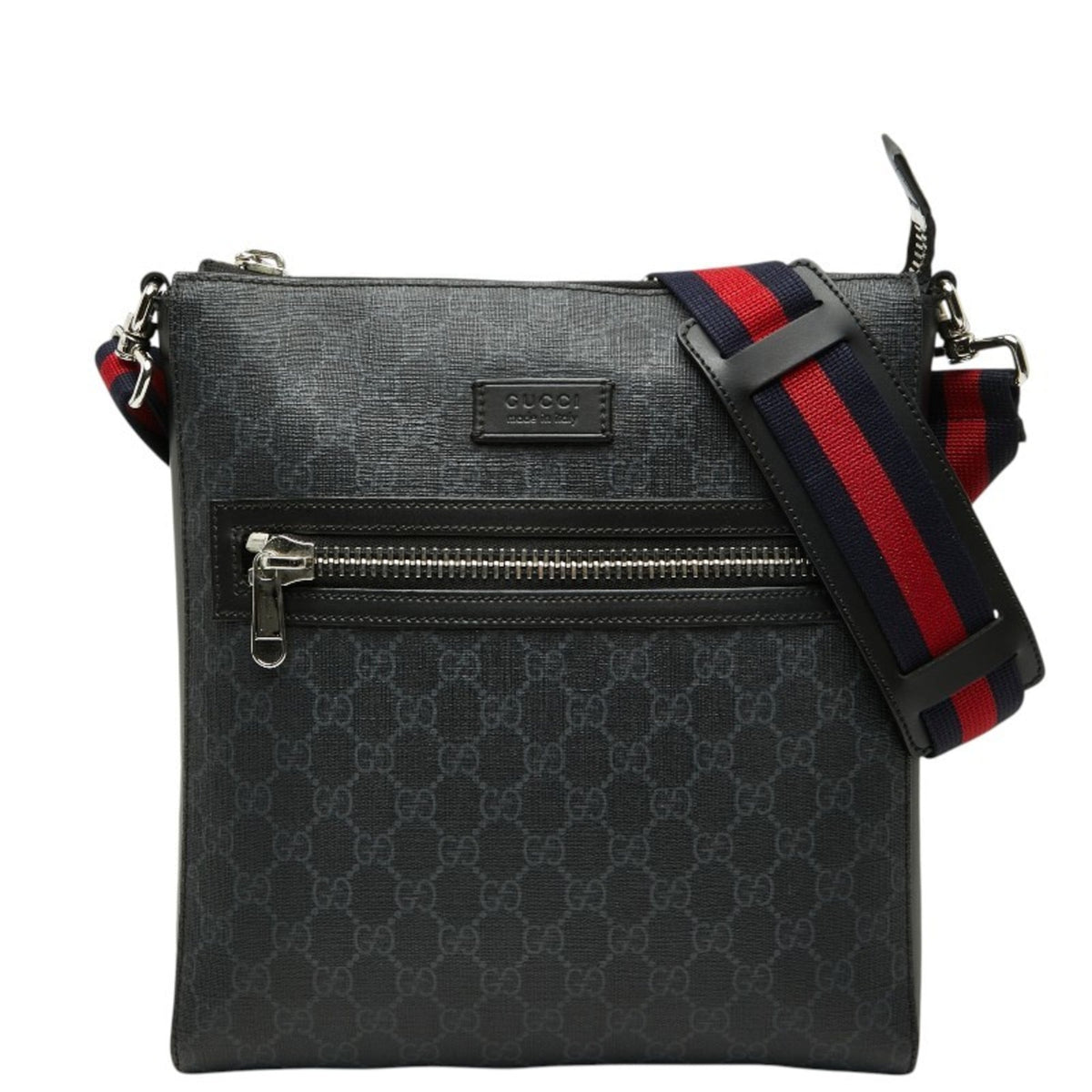 Gucci Black Gg Supreme Shoulder Bag (Pre-Owned)